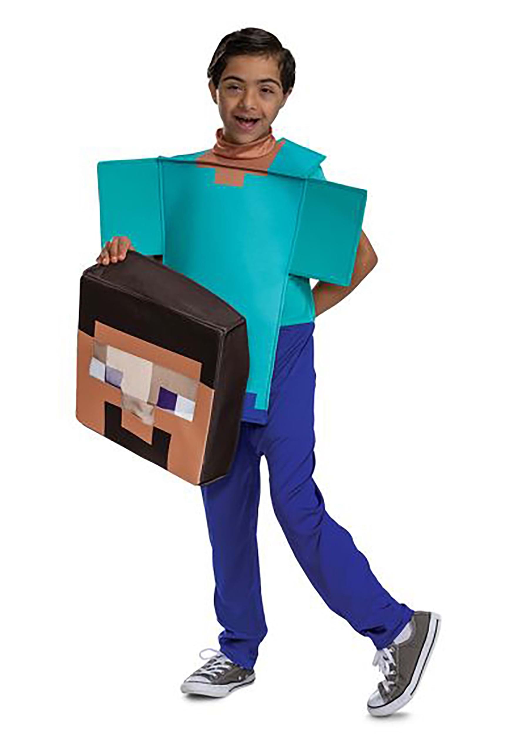 Kid's Minecraft Adaptive Steve Costume