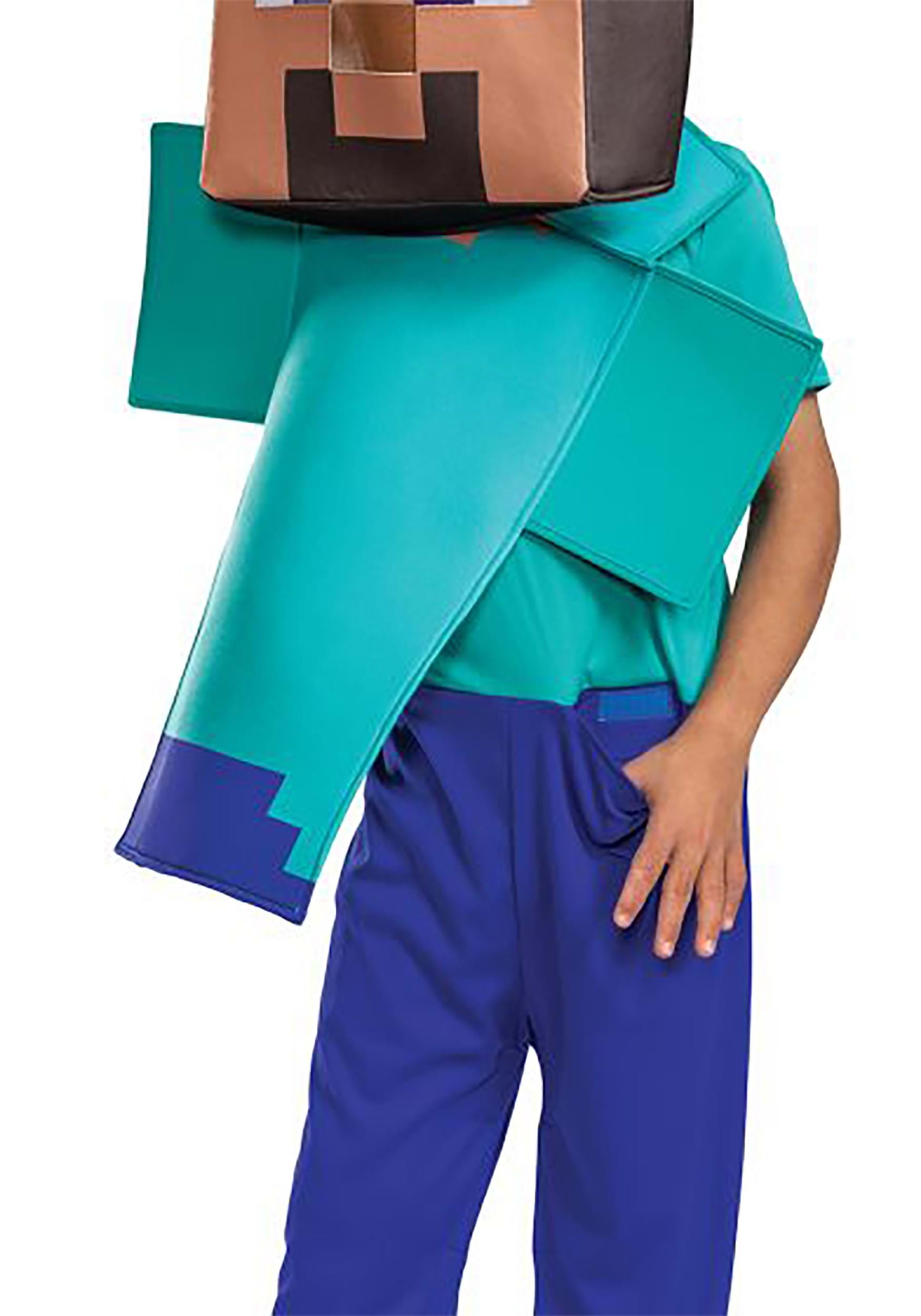 Kid's Minecraft Adaptive Steve Costume