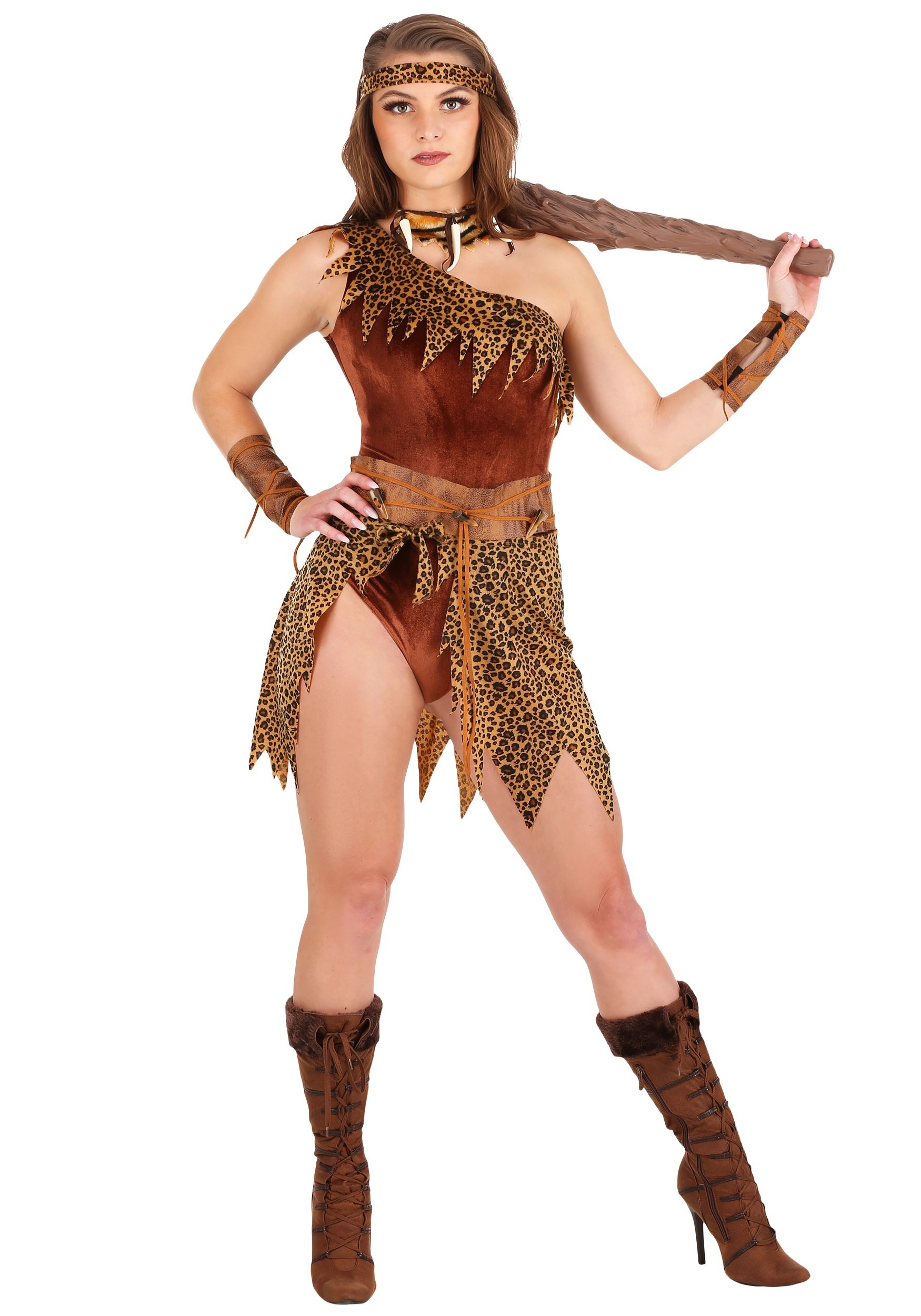 Fierce Cavewoman Costume for Women 1 Fierce Cavewoman Costume for Women