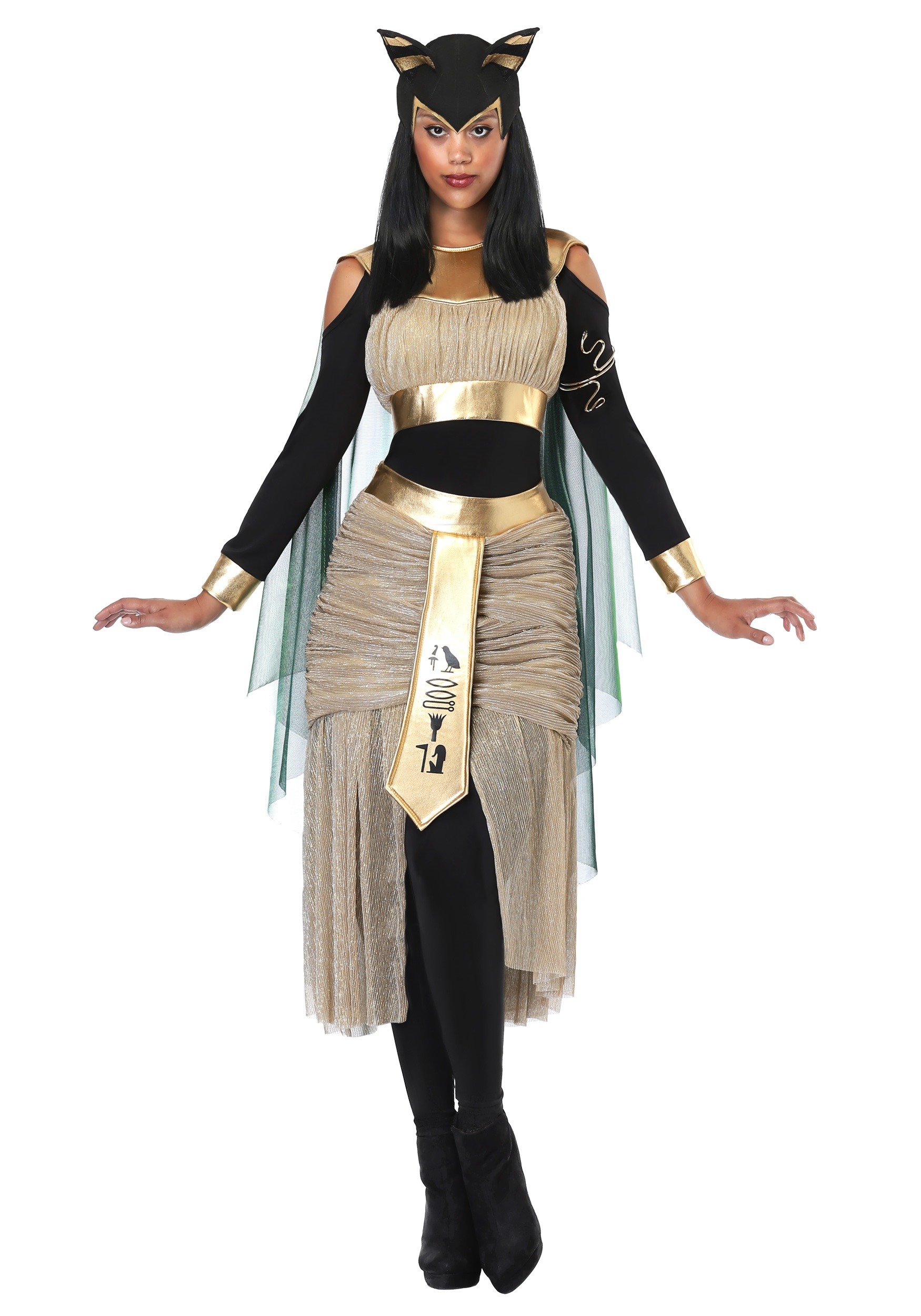Egyptian Goddess Bastet Costume for Women 1 Egyptian Goddess Bastet Costume for Women