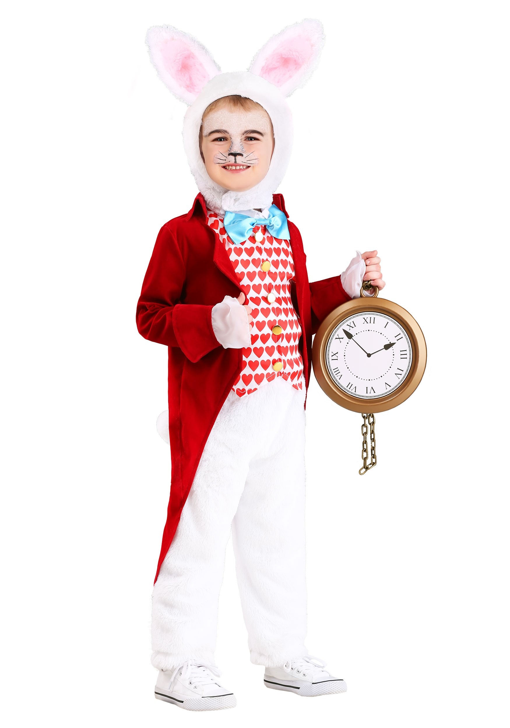 Dignified White Rabbit Costume for Toddlers