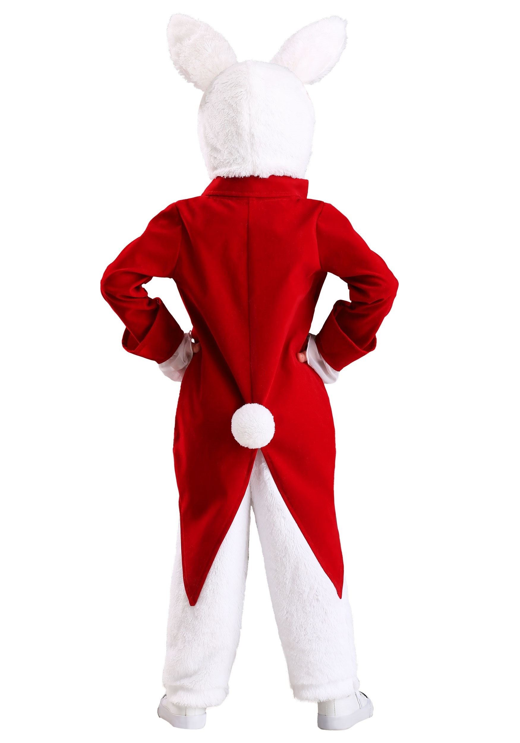 Dignified White Rabbit Costume for Toddlers