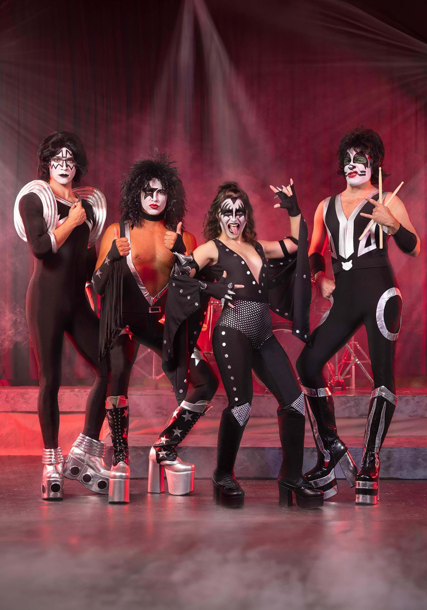 KISS Plus Size Spaceman Men's Costume