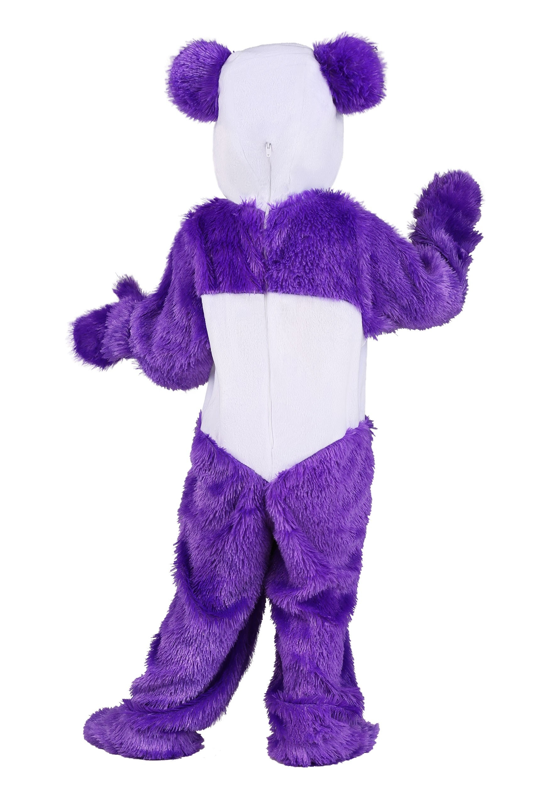 Furry Purple Panda Toddler Costume for Girls 2 Furry Purple Panda Toddler Costume for Girls