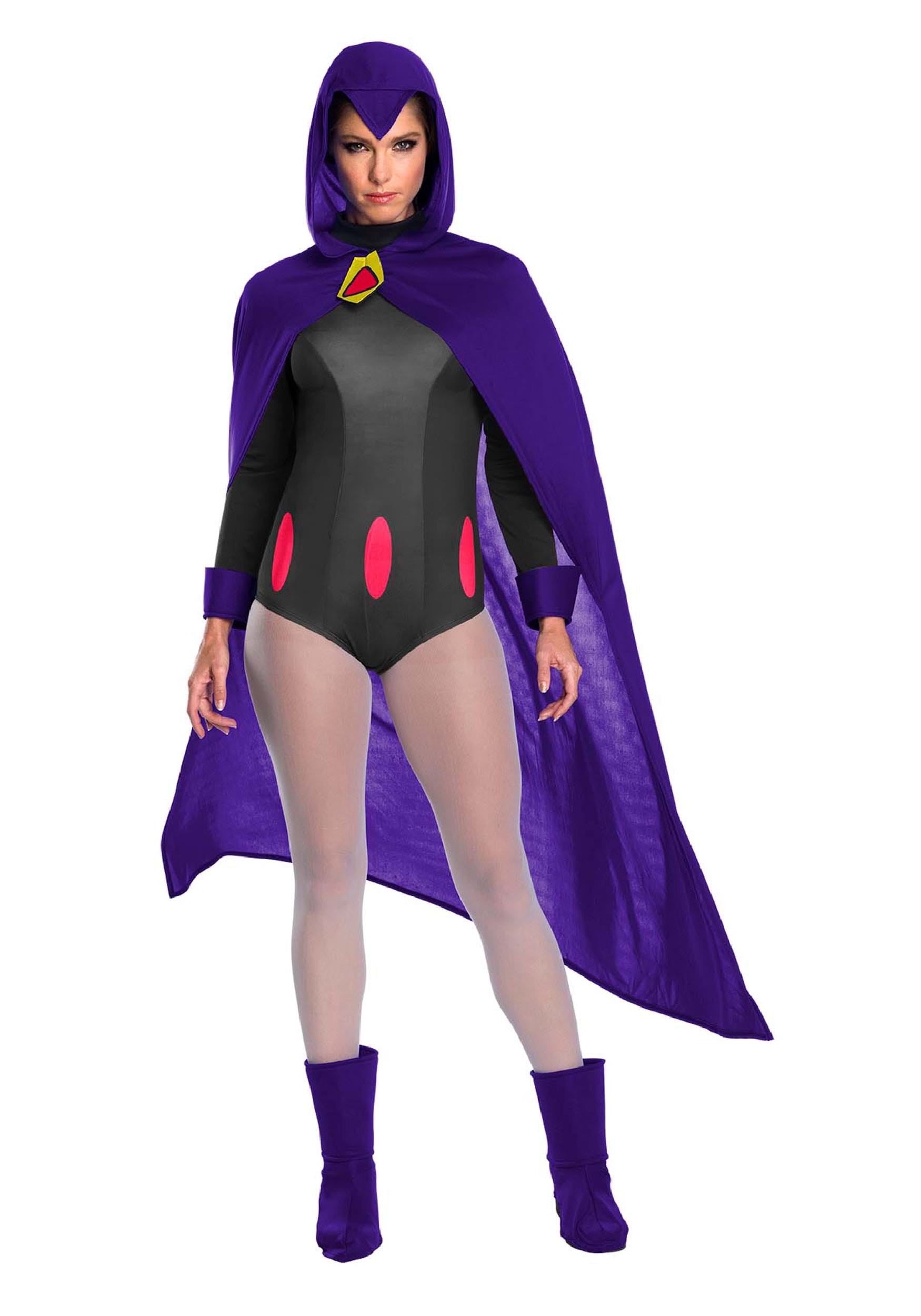 Adult Teen Titans Raven Costume For Women