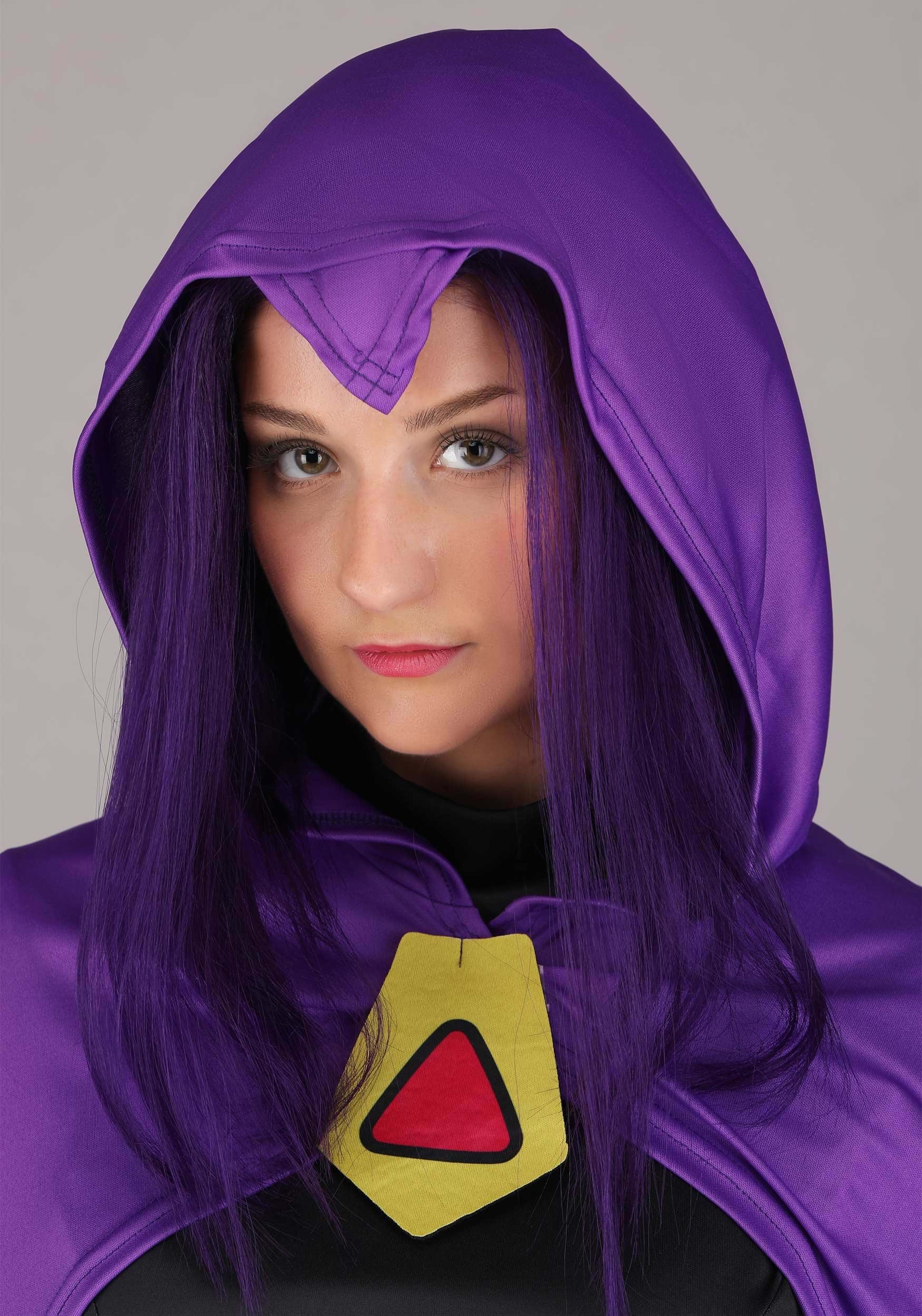 Adult Teen Titans Raven Costume For Women