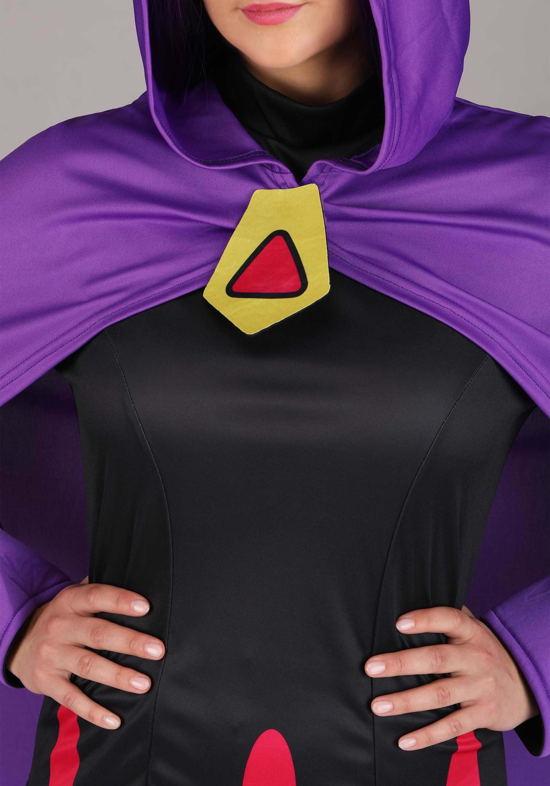 Adult Teen Titans Raven Costume For Women