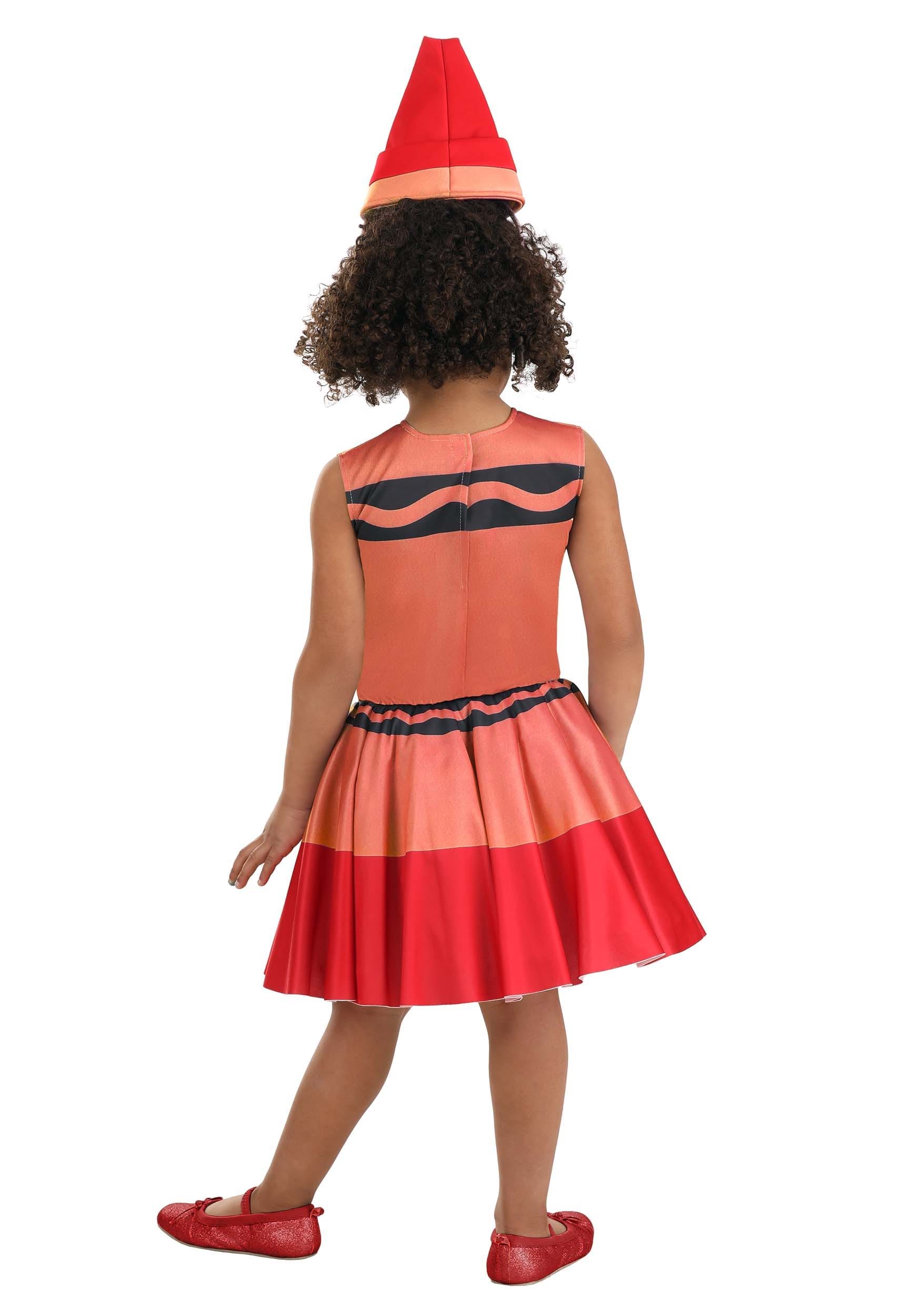 Red Crayon Toddler Dress Costume