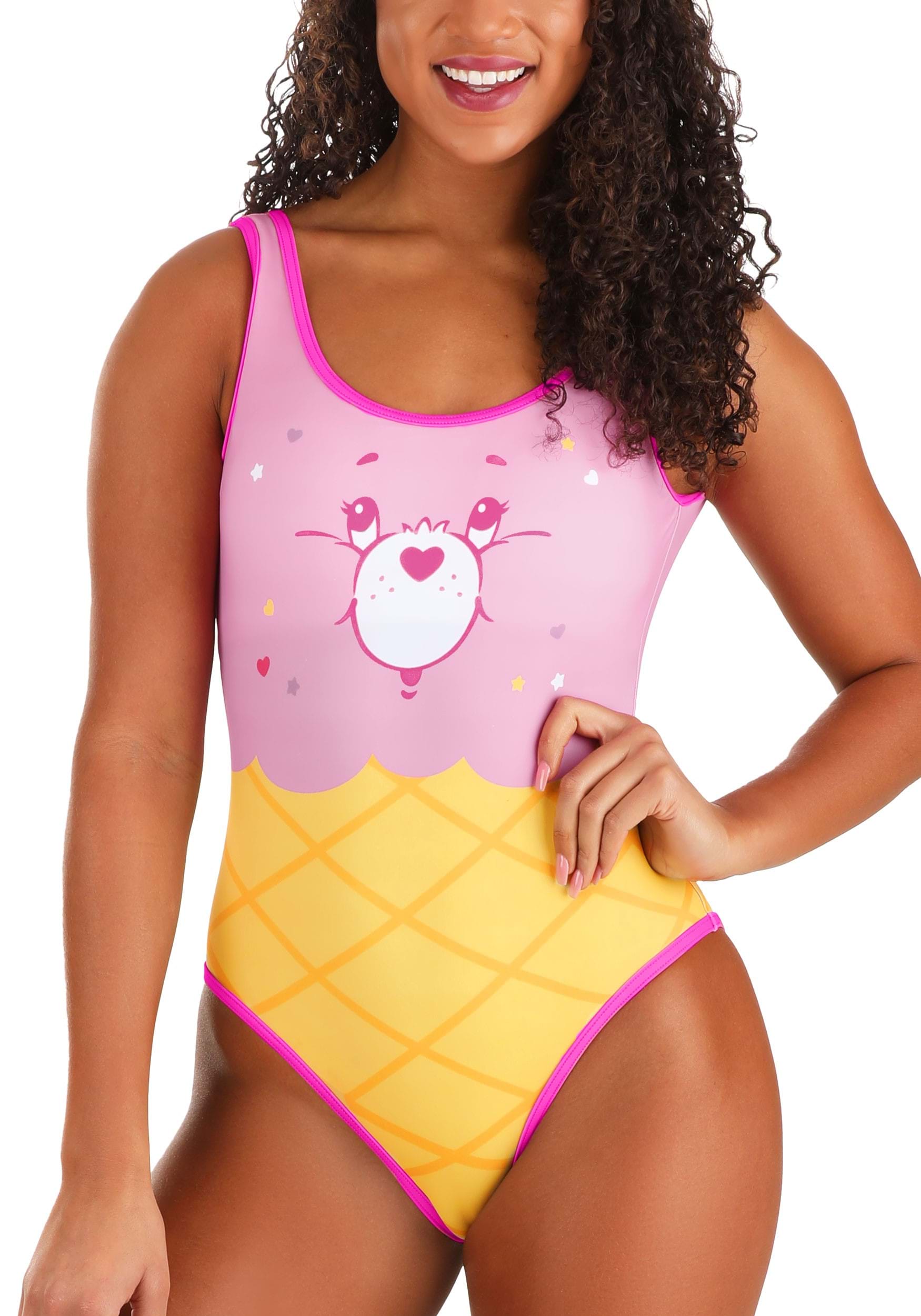 Cheer for Ice Cream Care Bears Swimsuit for Women 9 Cheer for Ice Cream Care Bears Swimsuit for Women