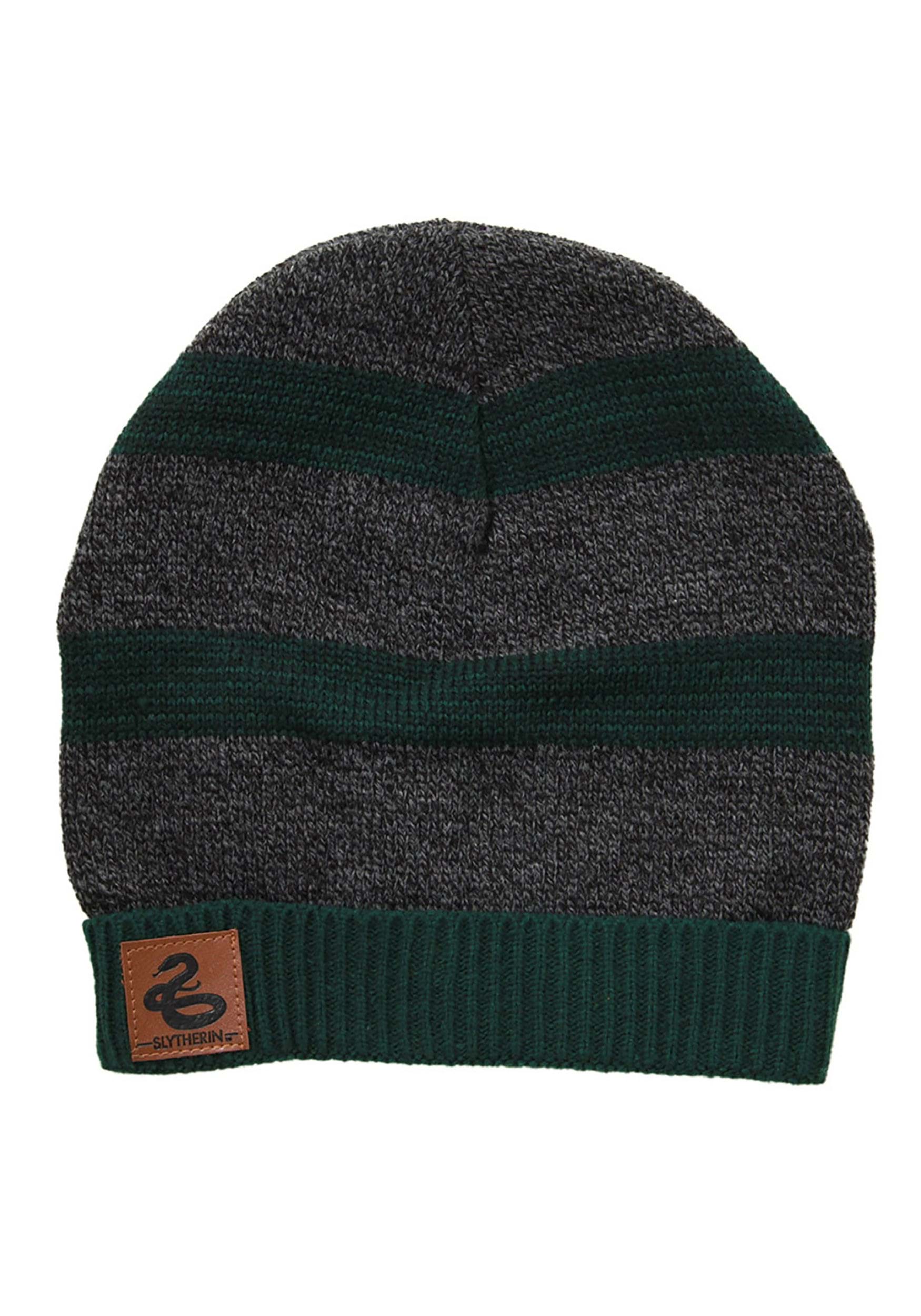 Green Slytherin Heathered Knit Warm Beanie