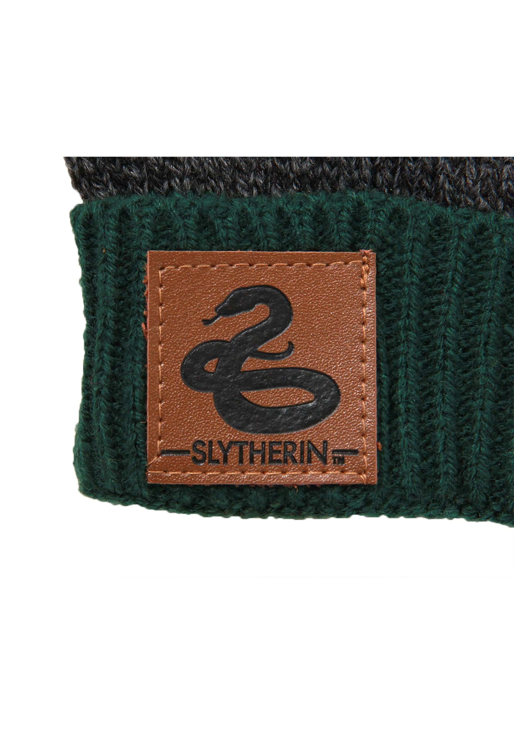 Green Slytherin Heathered Knit Warm Beanie
