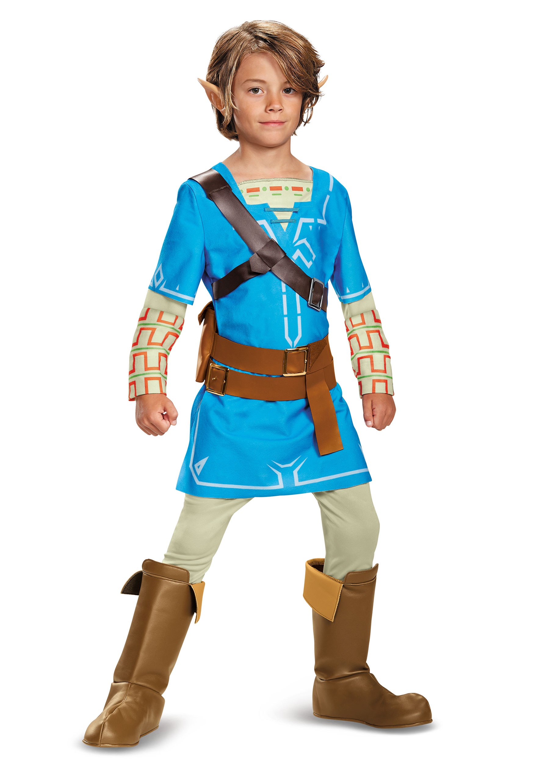 Boy's Legend of Zelda Breath of the Wild Dleuxe Link Costume 1 Boy's Legend of Zelda Breath of the Wild Dleuxe Link Costume