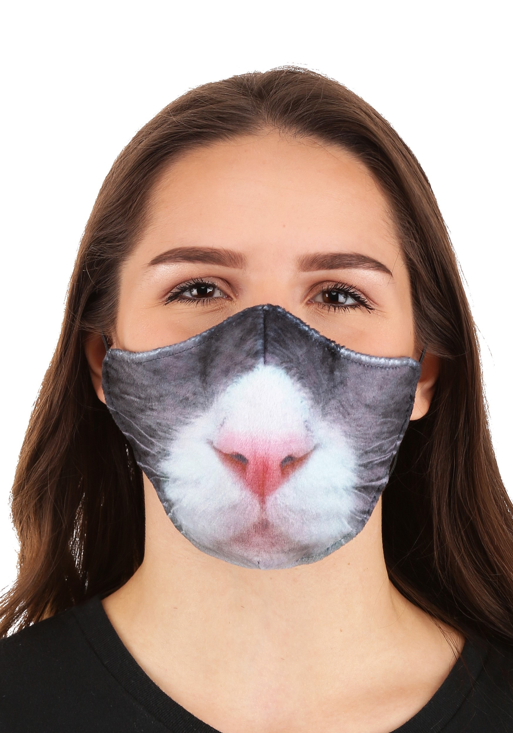 Adult's Cat Sublimated Face Mask 1 Adult's Cat Sublimated Face Mask