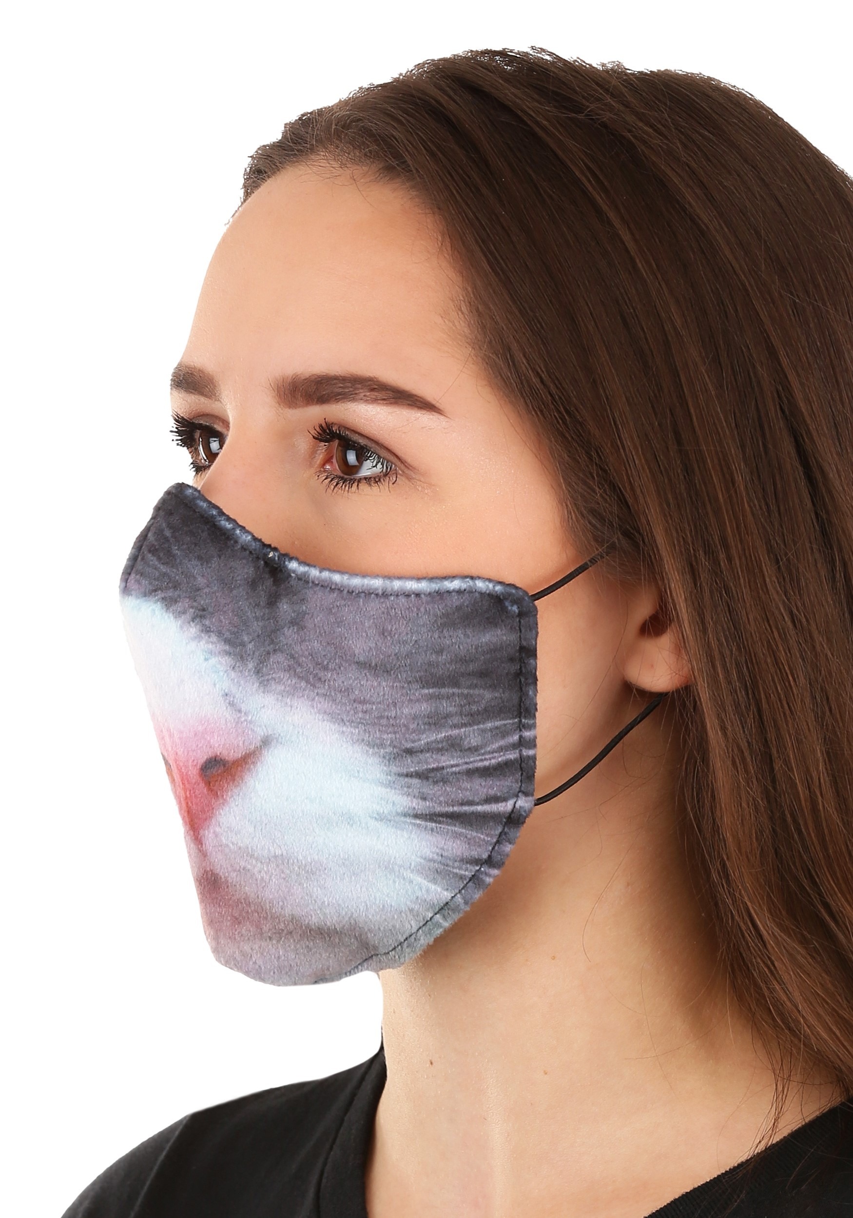 Adult's Cat Sublimated Face Mask 2 Adult's Cat Sublimated Face Mask