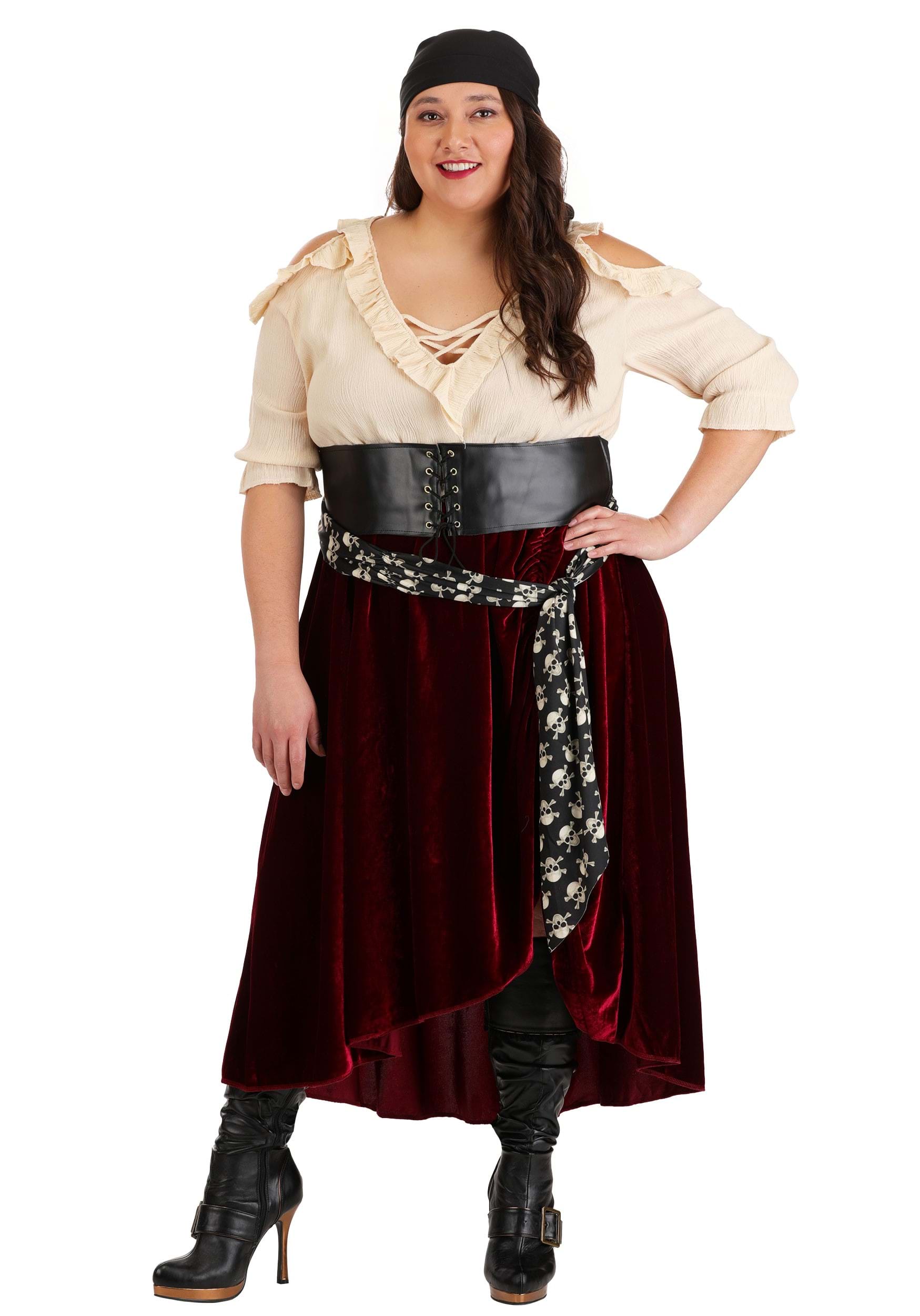 Plus Size Roving Buccaneer Costume for Women 10 Plus Size Roving Buccaneer Costume for Women