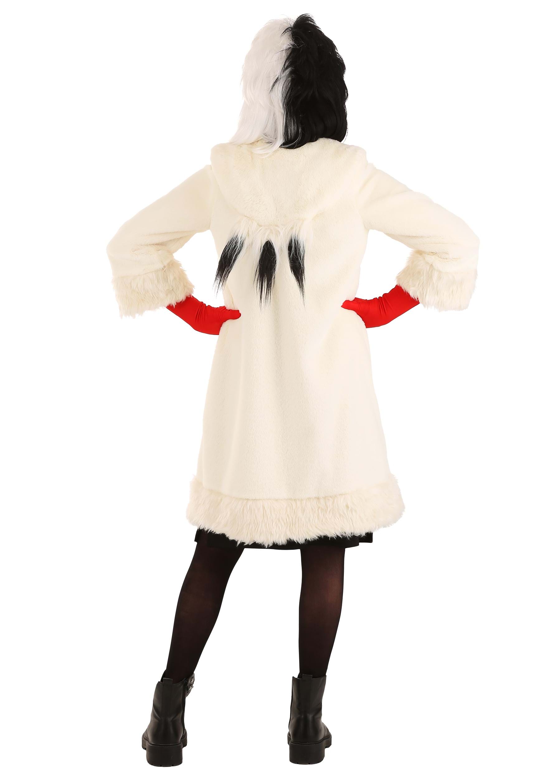 Tween Cruella De Vil Coat Costume from Disney's 101 Dalmatians 6 Tween Cruella De Vil Coat Costume from Disney's 101 Dalmatians