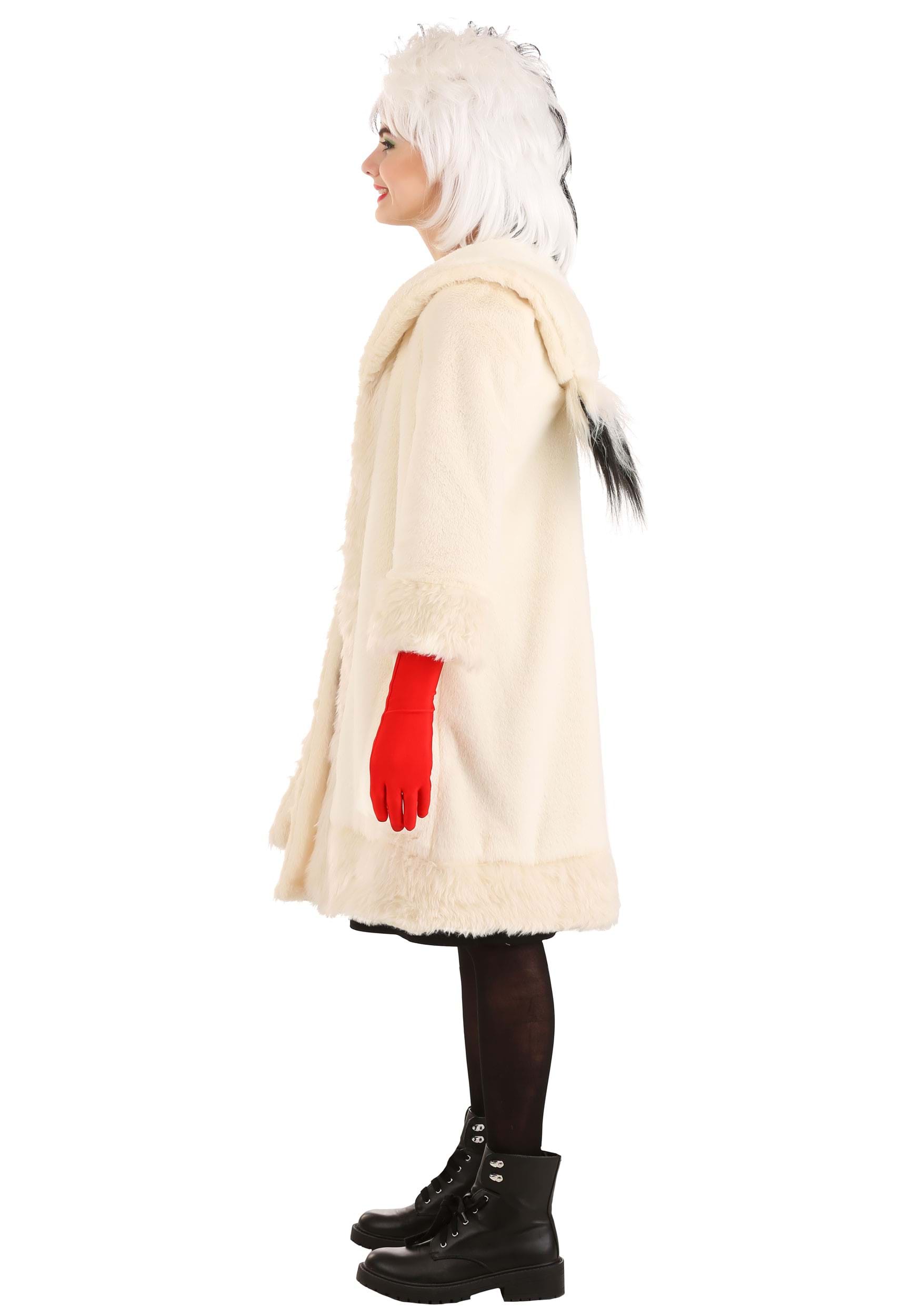 Tween Cruella De Vil Coat Costume from Disney's 101 Dalmatians 9 Tween Cruella De Vil Coat Costume from Disney's 101 Dalmatians