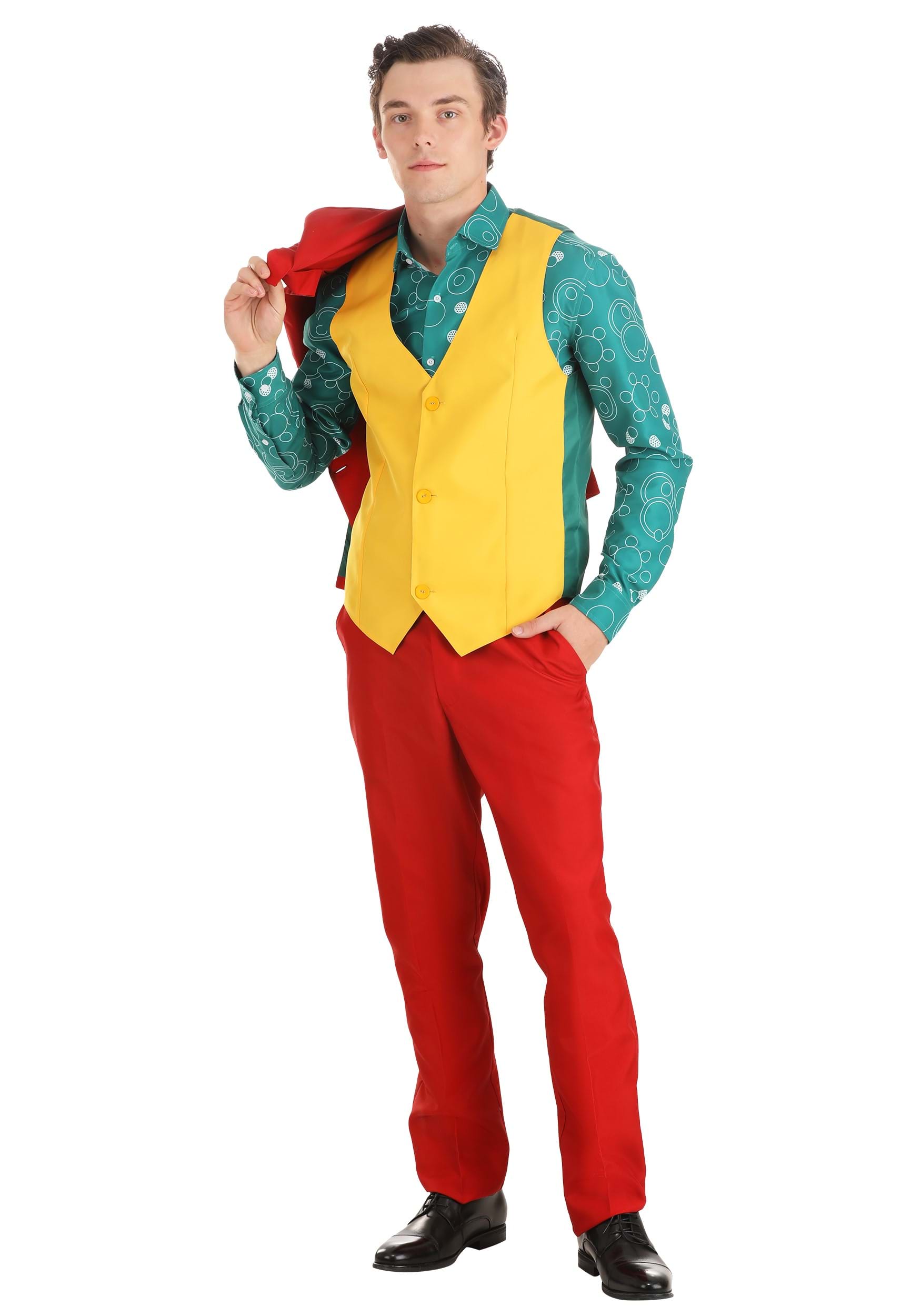 Dark Clown Comedian Costume Suit