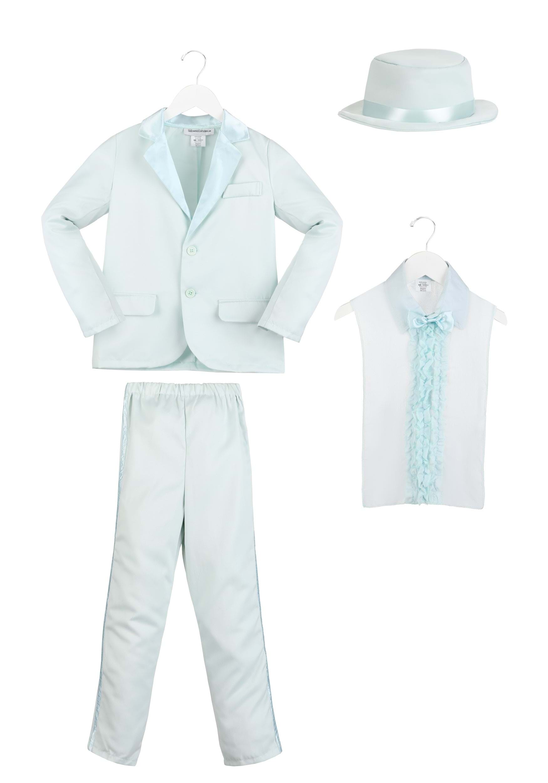 Blue Tuxedo Costume for Kids