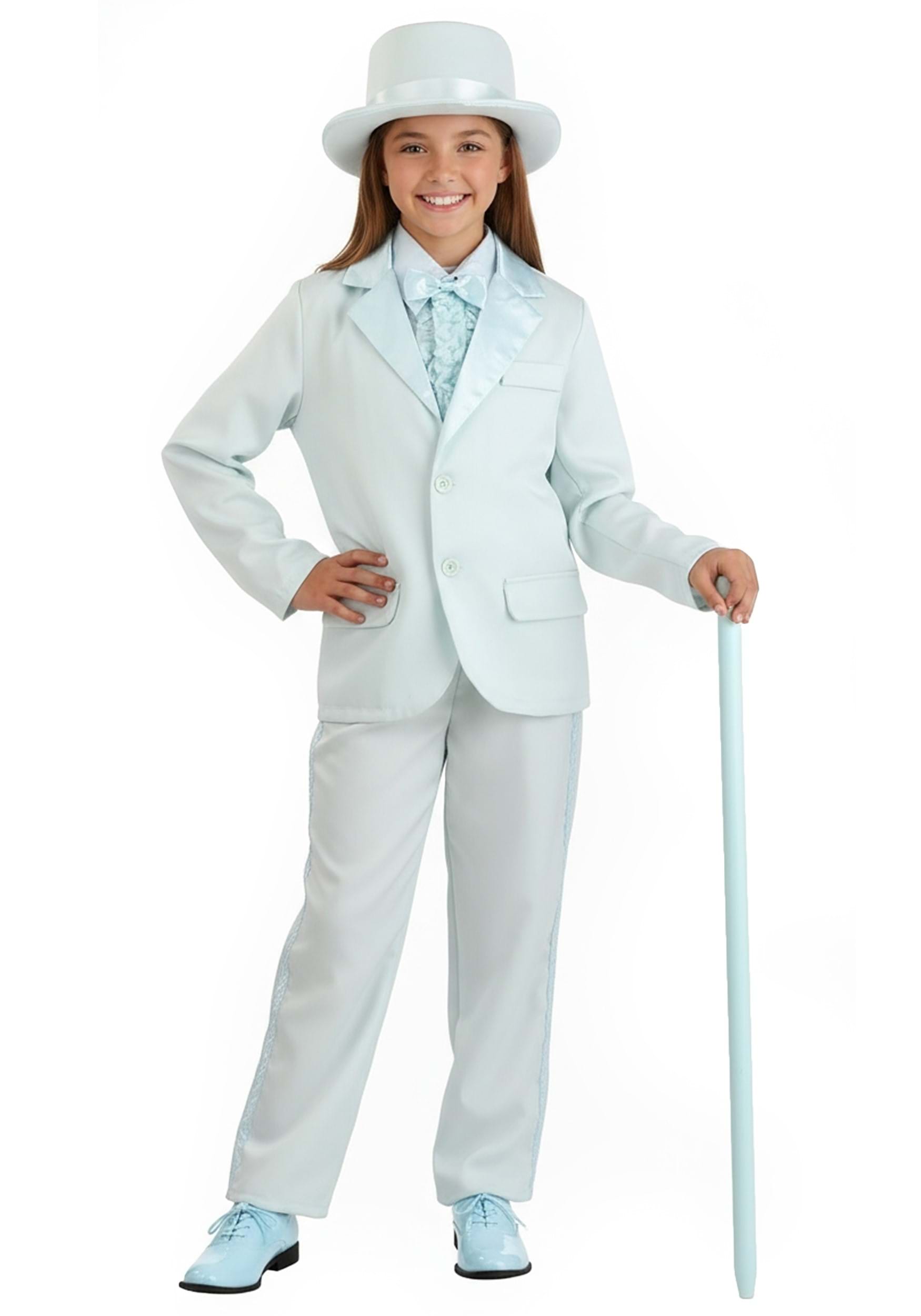 Blue Tuxedo Costume for Kids