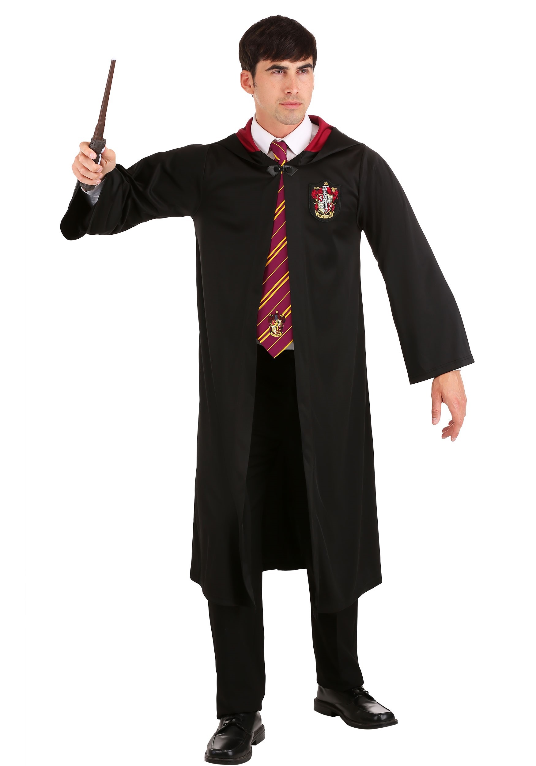 Plus Size Harry Potter Gryffindor Robe Costume for Adults 1 Plus Size Harry Potter Gryffindor Robe Costume for Adults