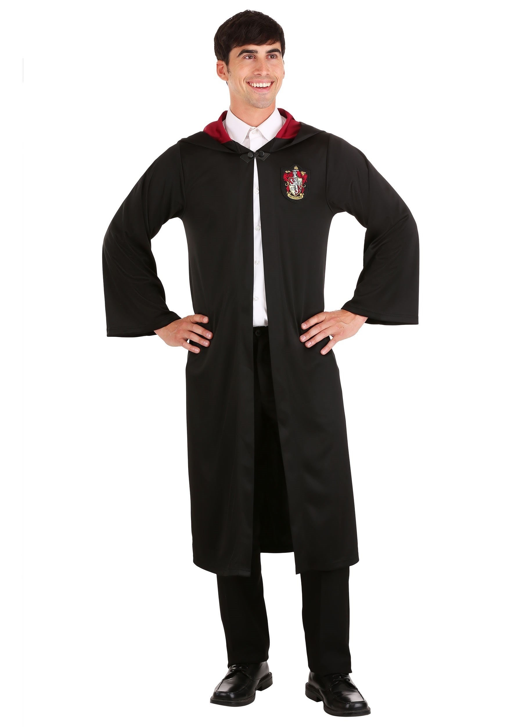 Plus Size Harry Potter Gryffindor Robe Costume for Adults 4 Plus Size Harry Potter Gryffindor Robe Costume for Adults