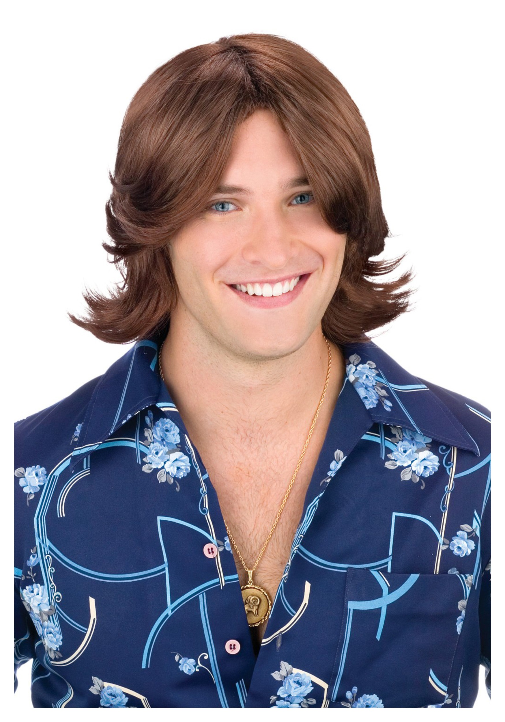 Adult Brown Ladies Man Wig