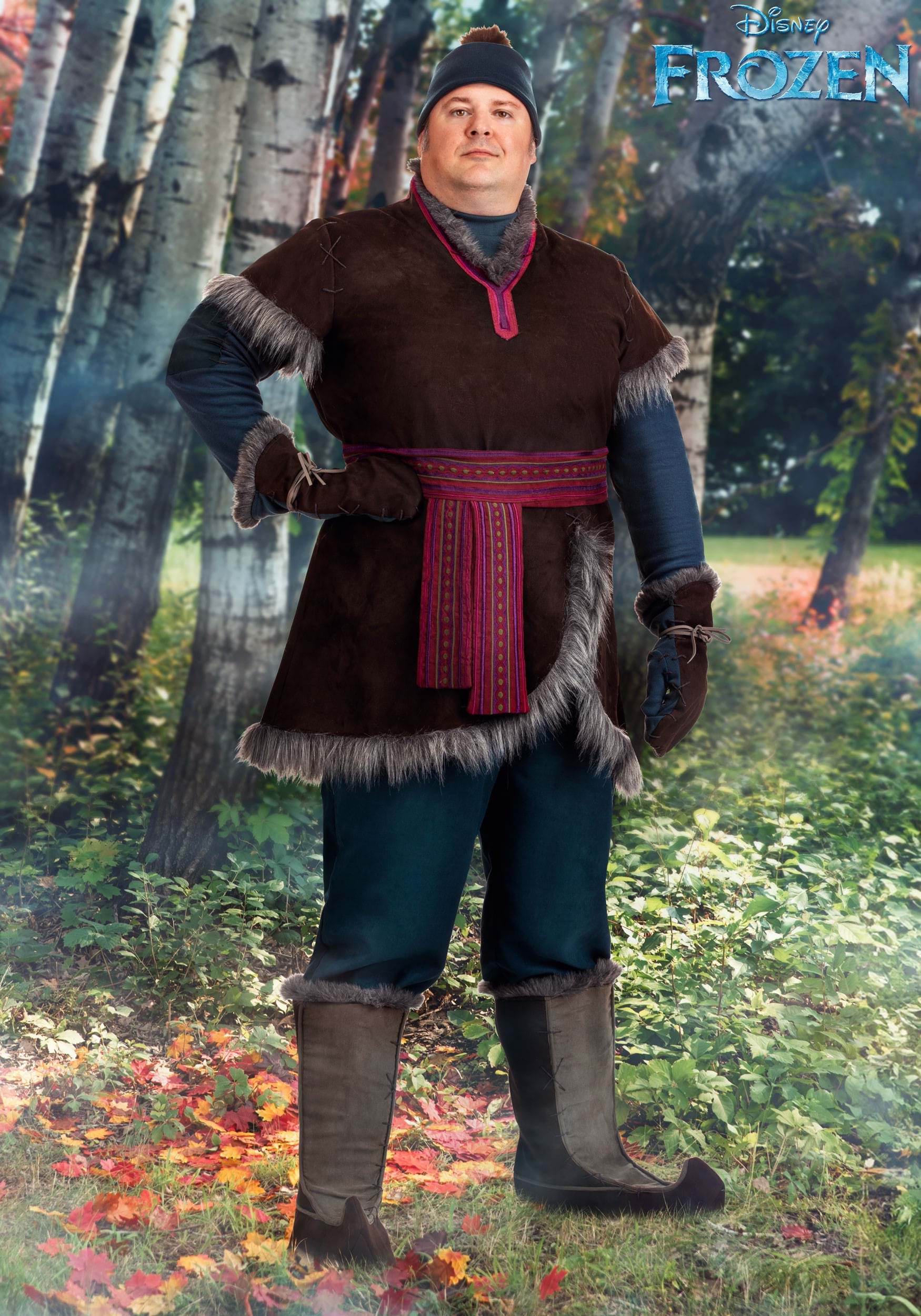Plus Size Authentic Disney Frozen Men's Kristoff Costume