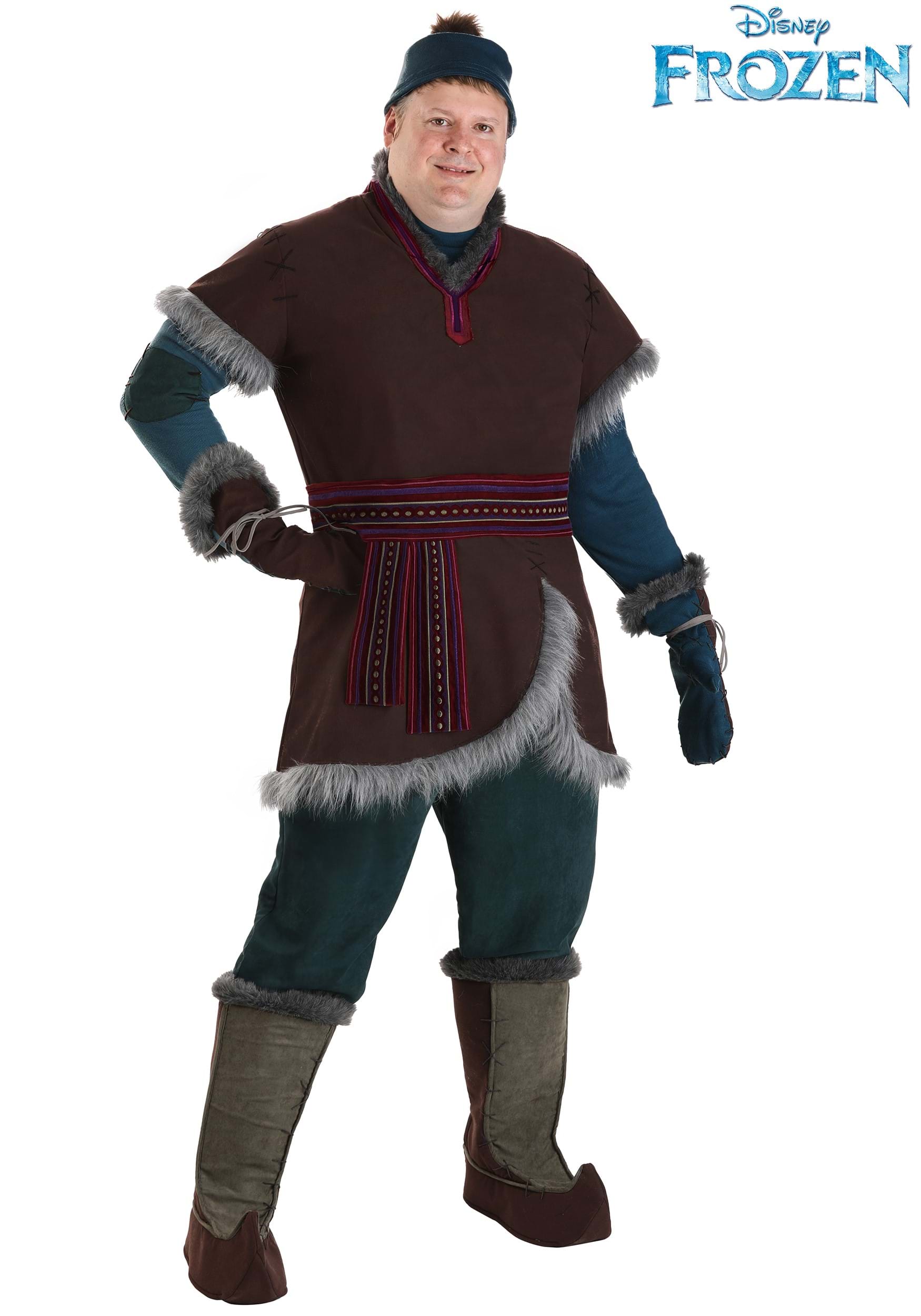 Plus Size Authentic Disney Frozen Men's Kristoff Costume