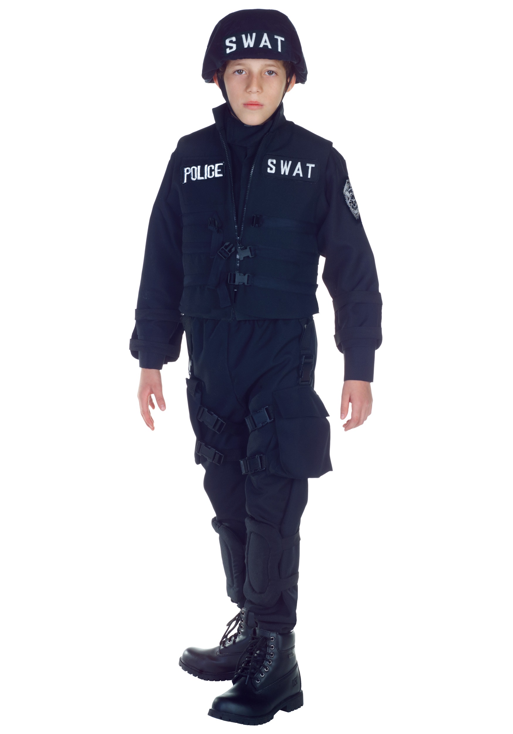 SWAT Team Officer Kids Costume 1 SWAT Team Officer Kids Costume