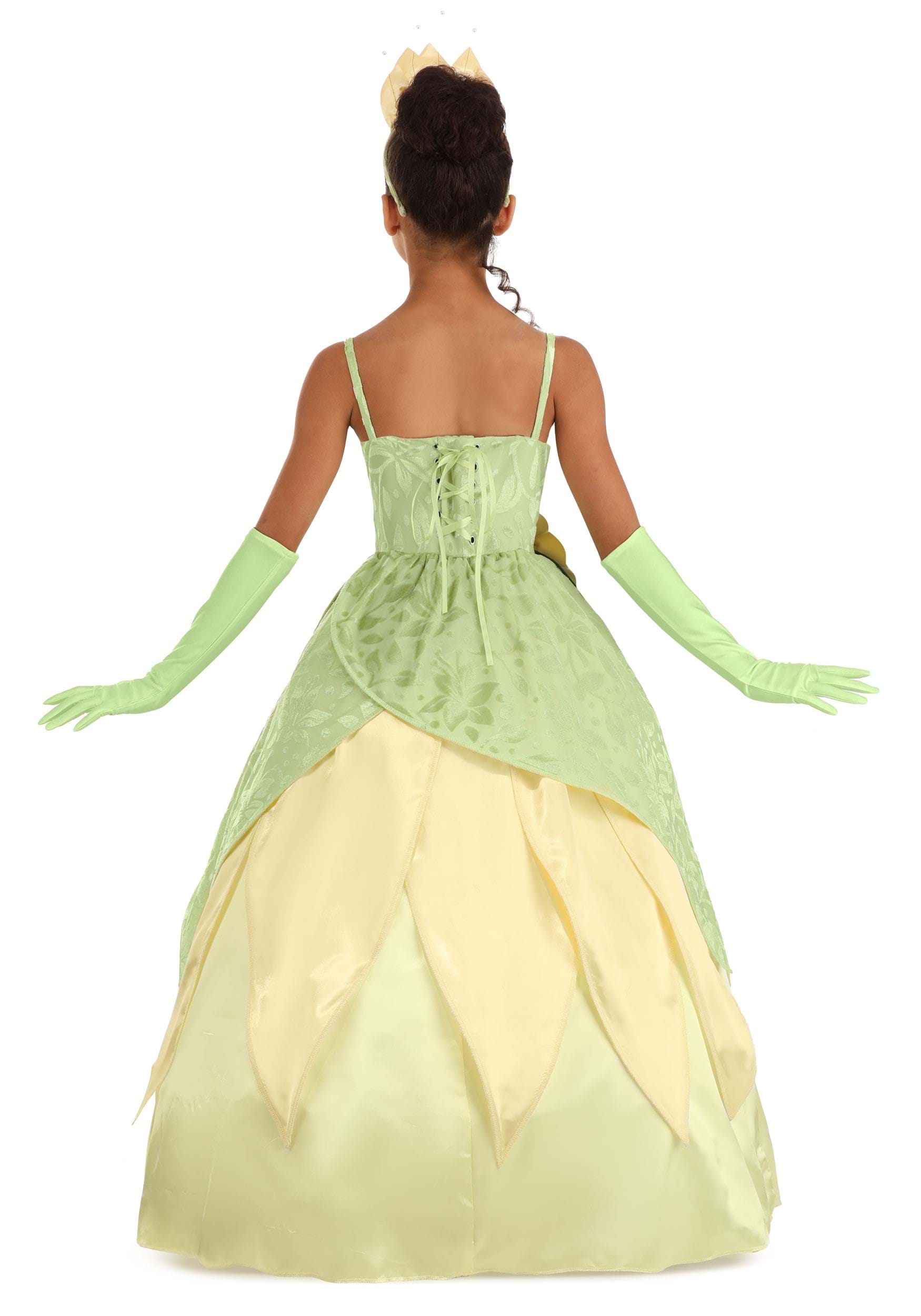 Girl's Disney Deluxe The Princess and the Frog Tiana Costume 11 Girl's Disney Deluxe The Princess and the Frog Tiana Costume