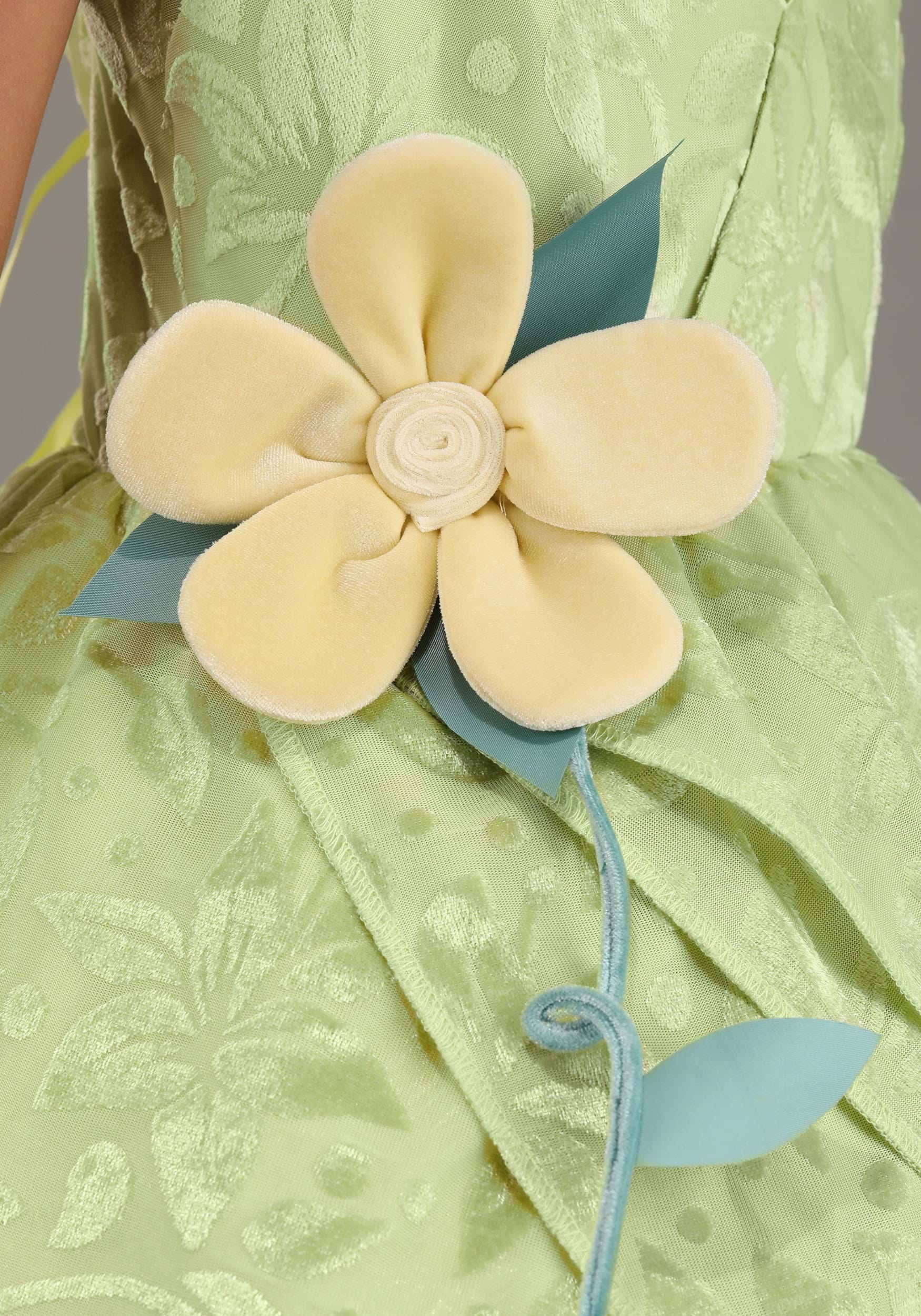 Girl's Disney Deluxe The Princess and the Frog Tiana Costume 8 Girl's Disney Deluxe The Princess and the Frog Tiana Costume