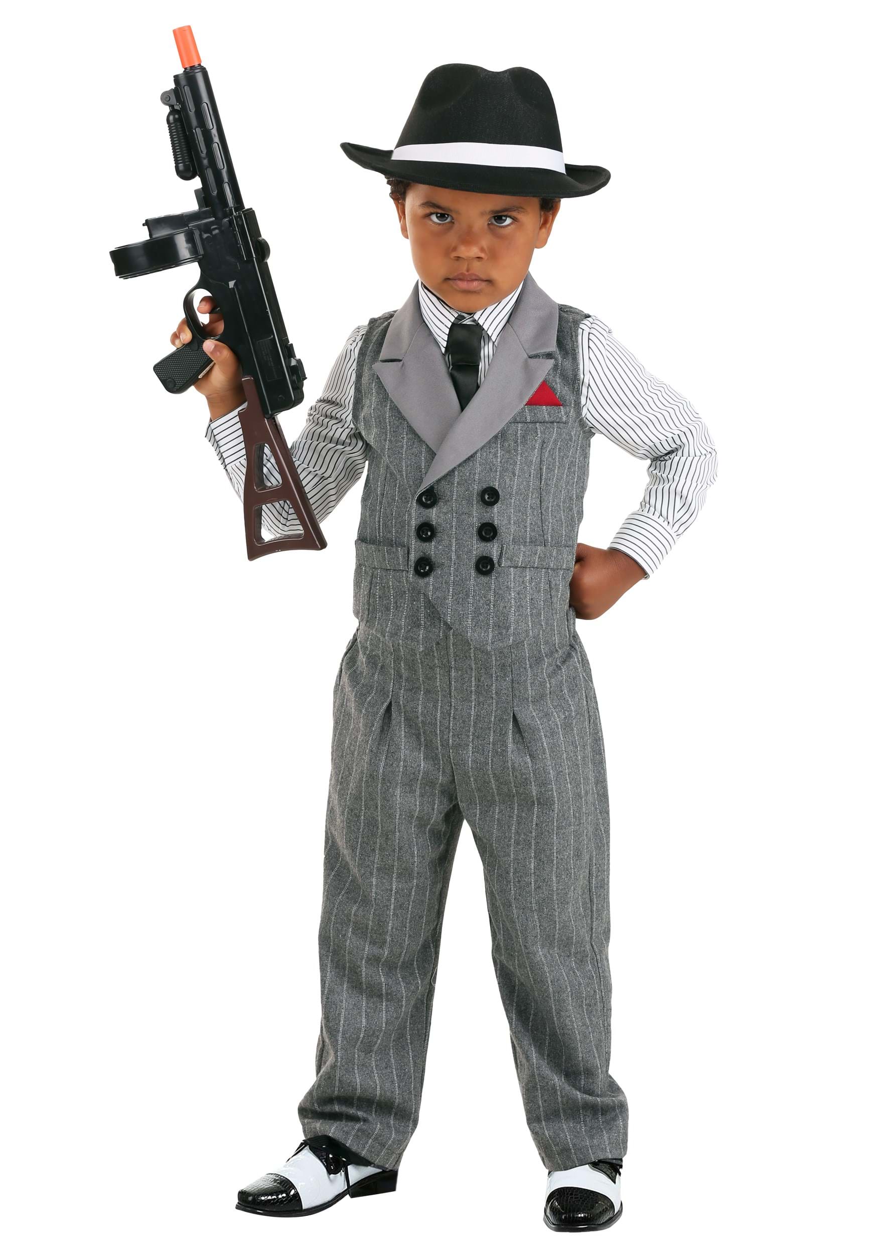 Boy's Ruthless Gangster Toddler Costume