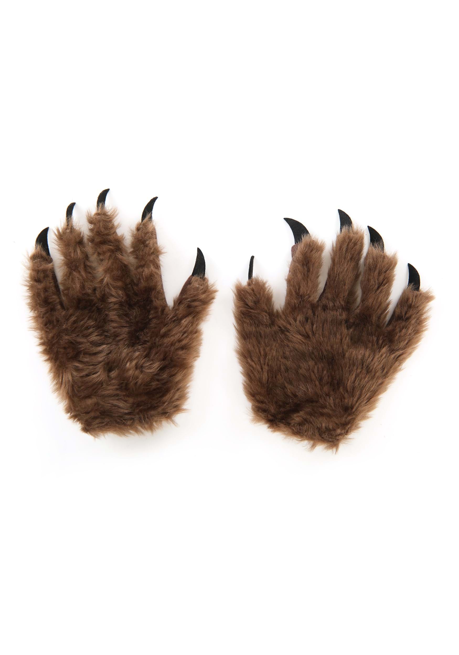 Adult Brown Wolf Costume Paws