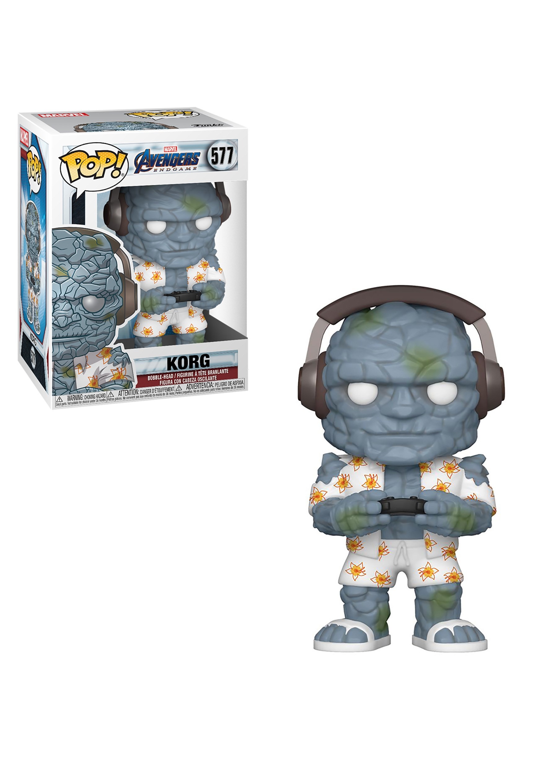 Funko POP! Marvel: Endgame - Gamer Korg Vinyl Figure