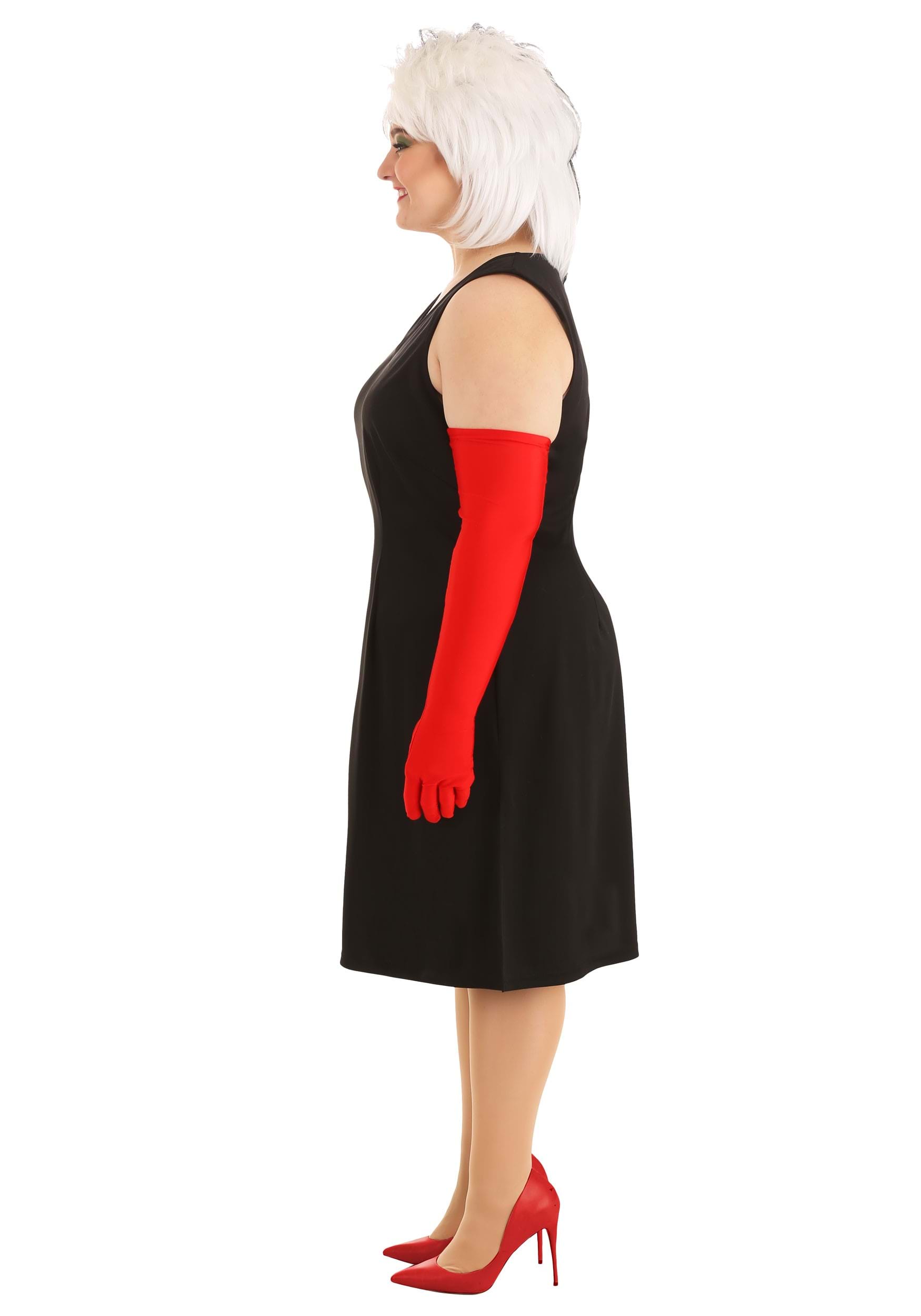 Cruella De Vil Coat Costume for Plus Size Women from Disney's 101 Dalmatians 10 Cruella De Vil Coat Costume for Plus Size Women from Disney's 101 Dalmatians