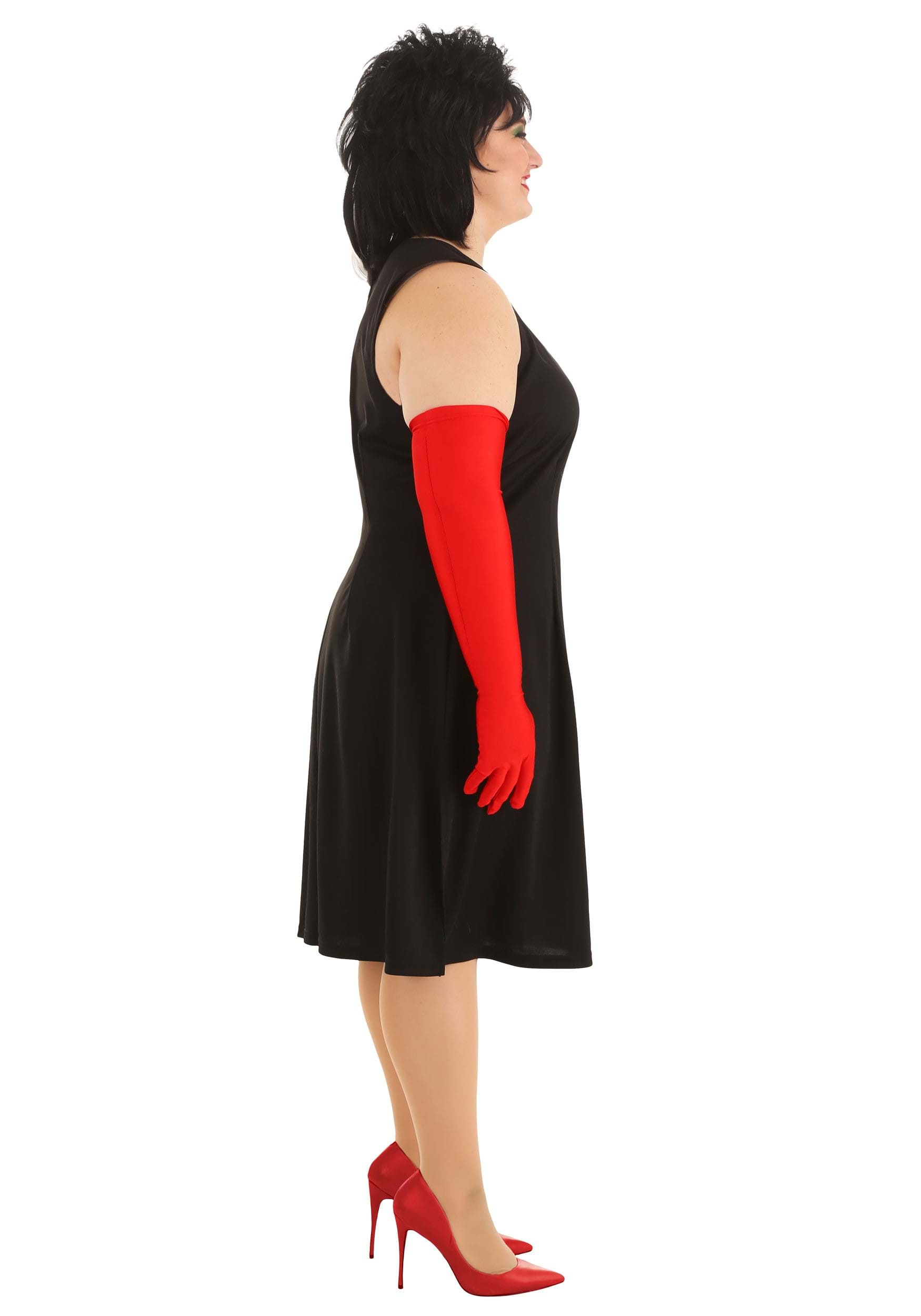 Cruella De Vil Coat Costume for Plus Size Women from Disney's 101 Dalmatians 11 Cruella De Vil Coat Costume for Plus Size Women from Disney's 101 Dalmatians