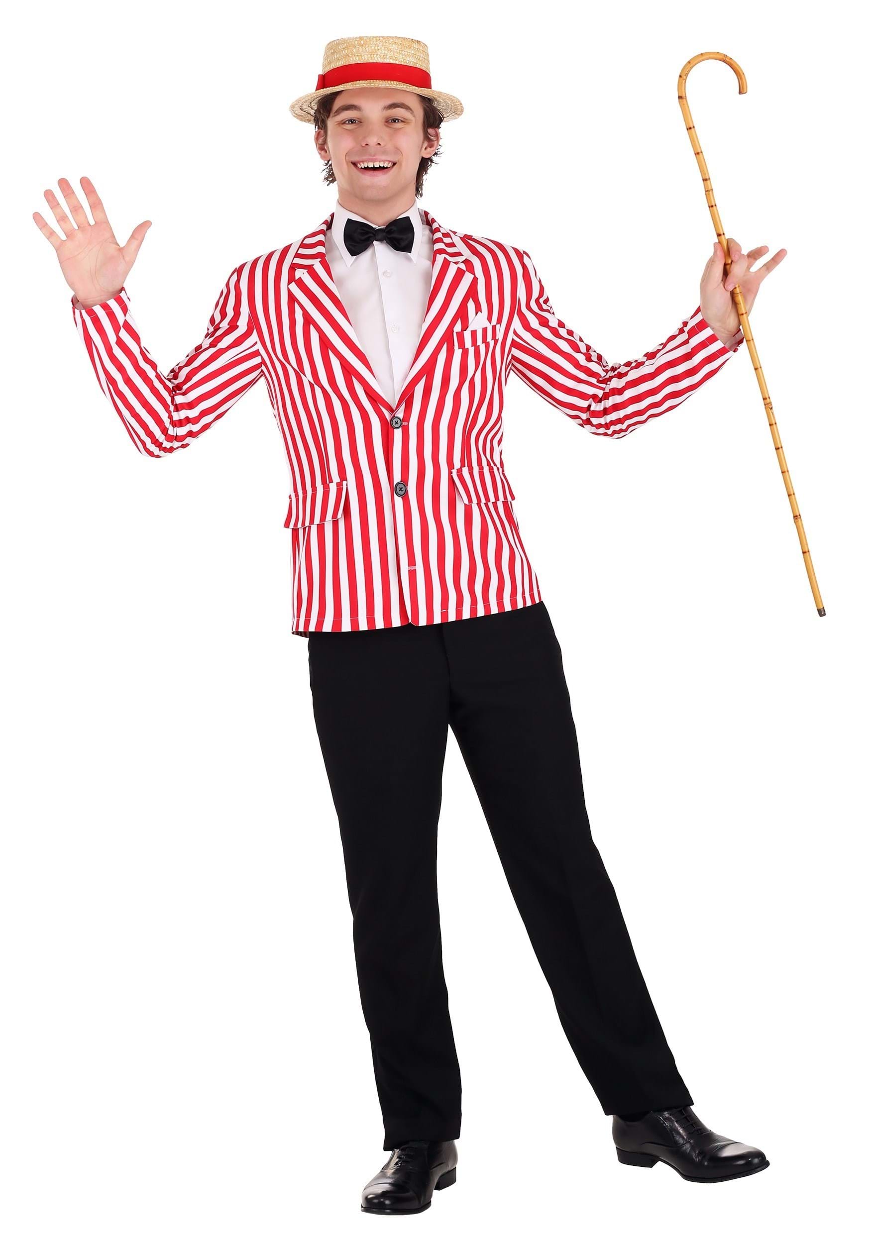 Candy Striped Jacket Costume for Men