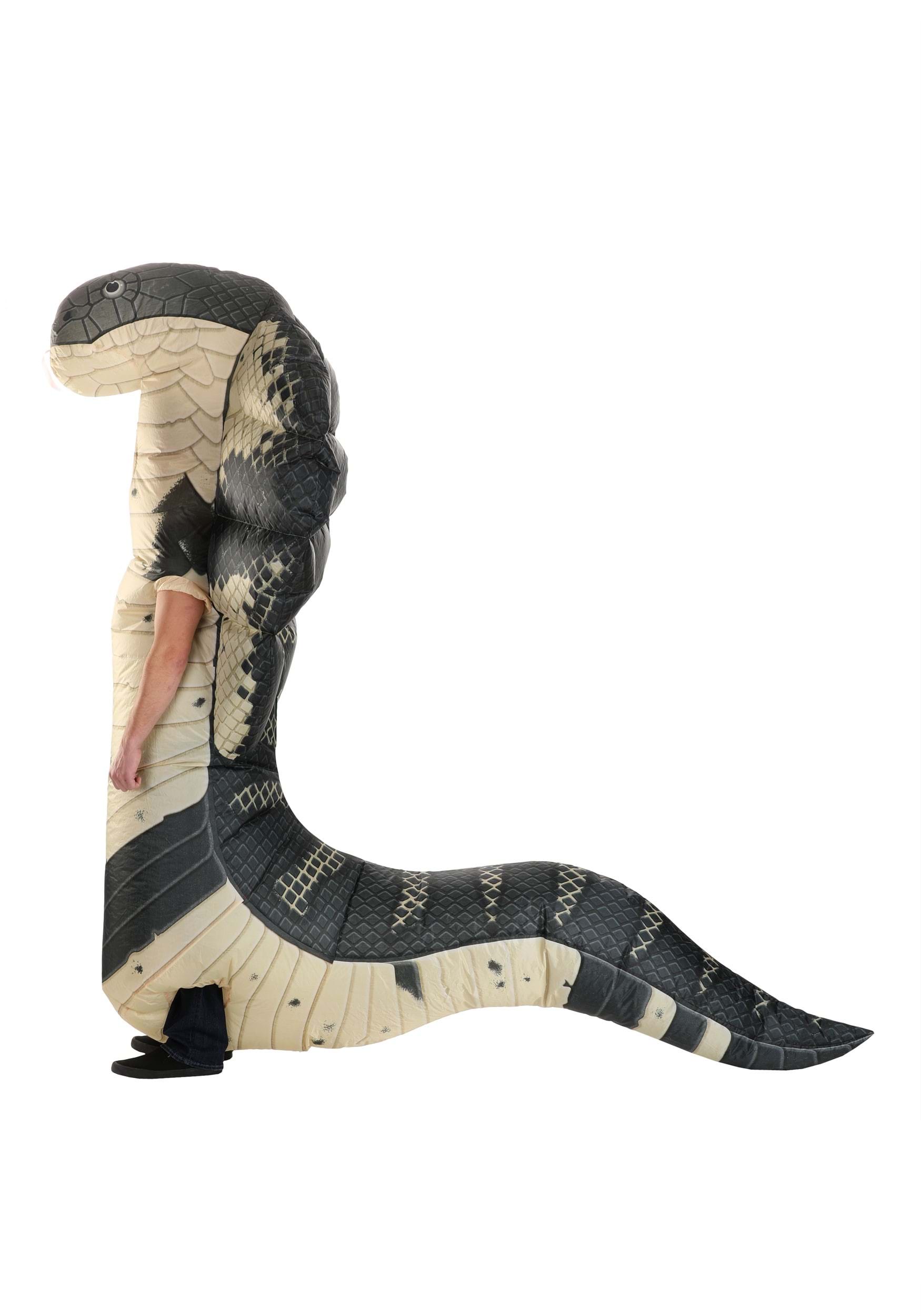 Adult Inflatable Hooded Snake Costume 3 Adult Inflatable Hooded Snake Costume