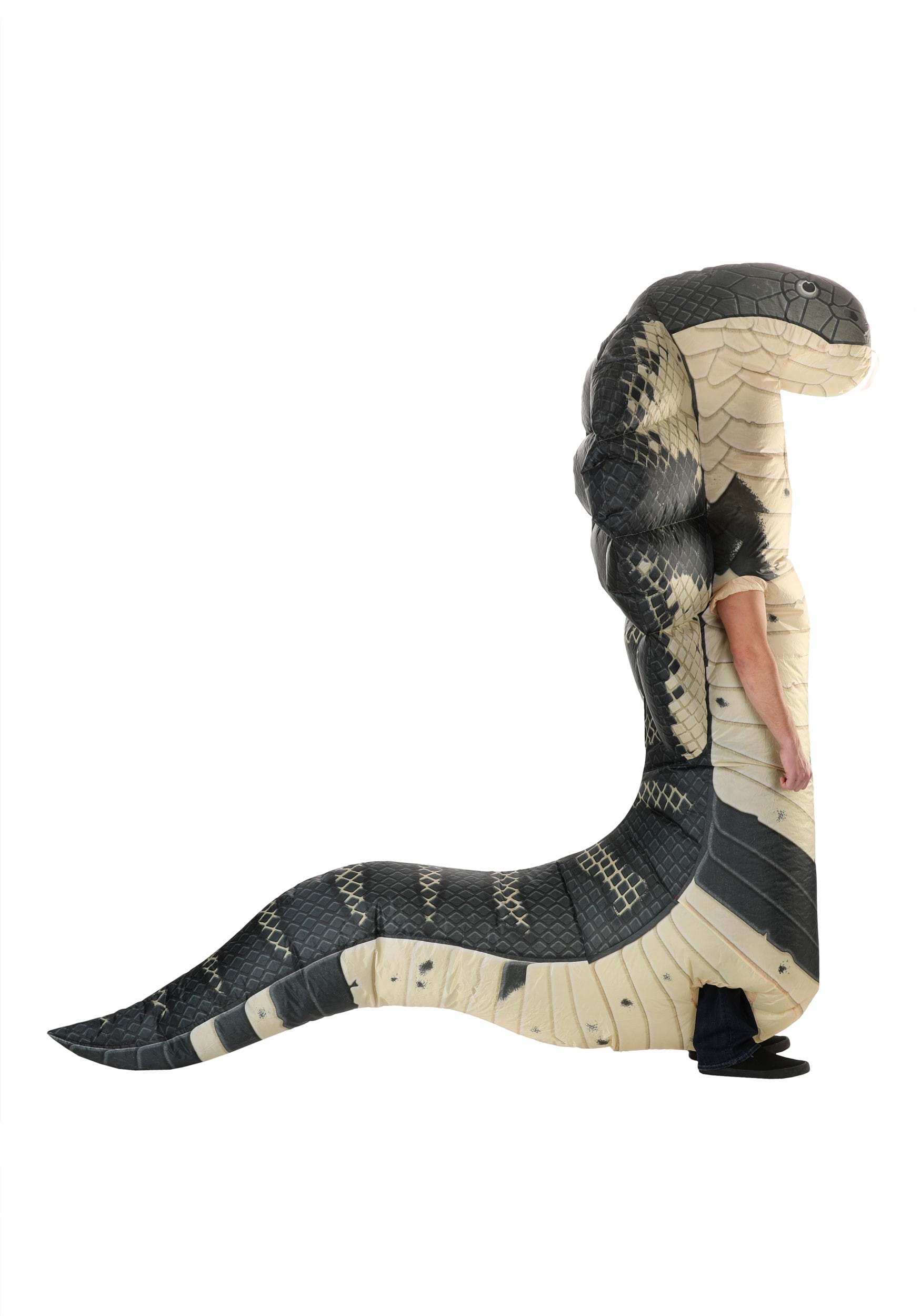 Adult Inflatable Hooded Snake Costume 4 Adult Inflatable Hooded Snake Costume