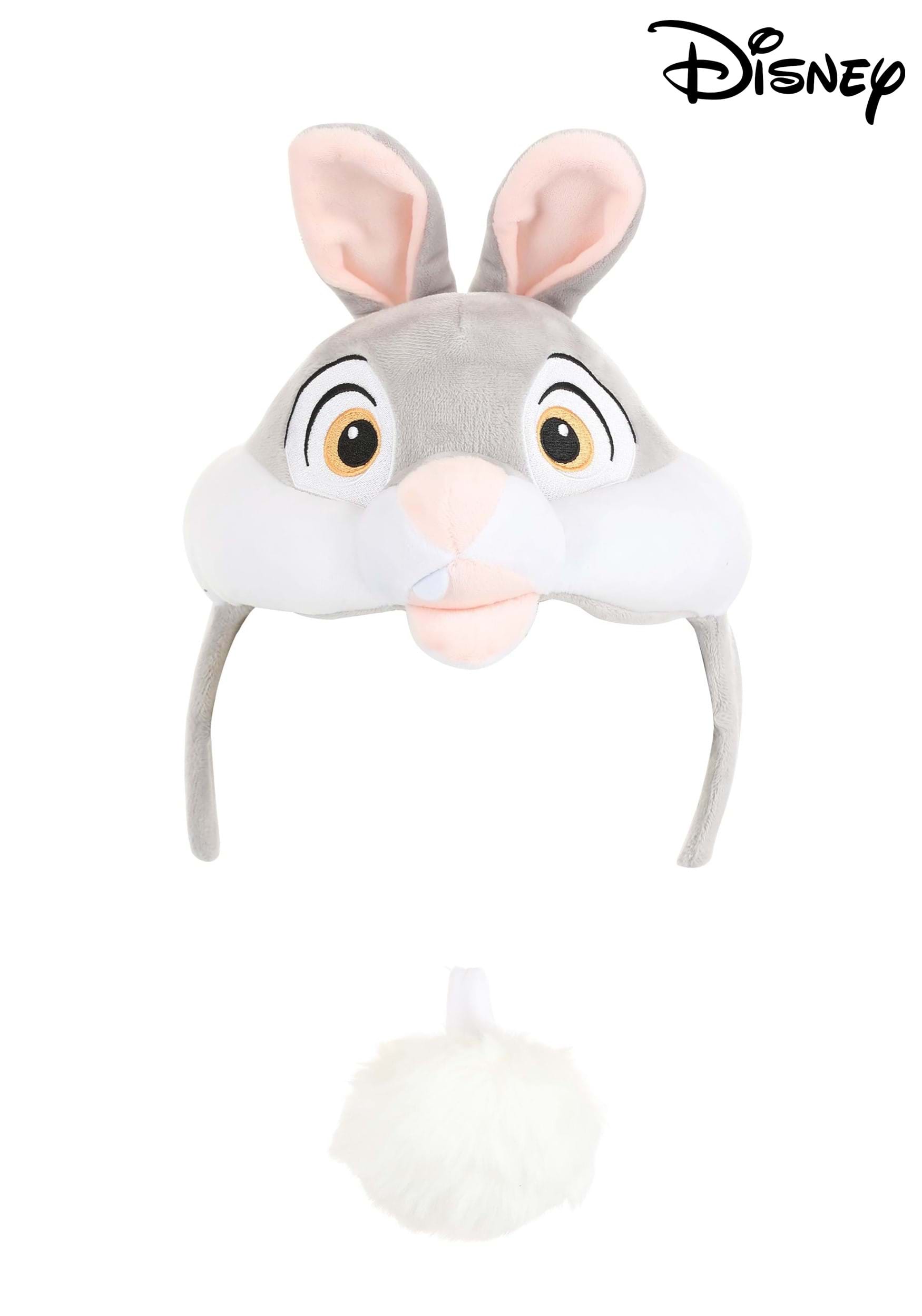 Adult Bambi Thumper Soft Headband & Tail Costume Kit