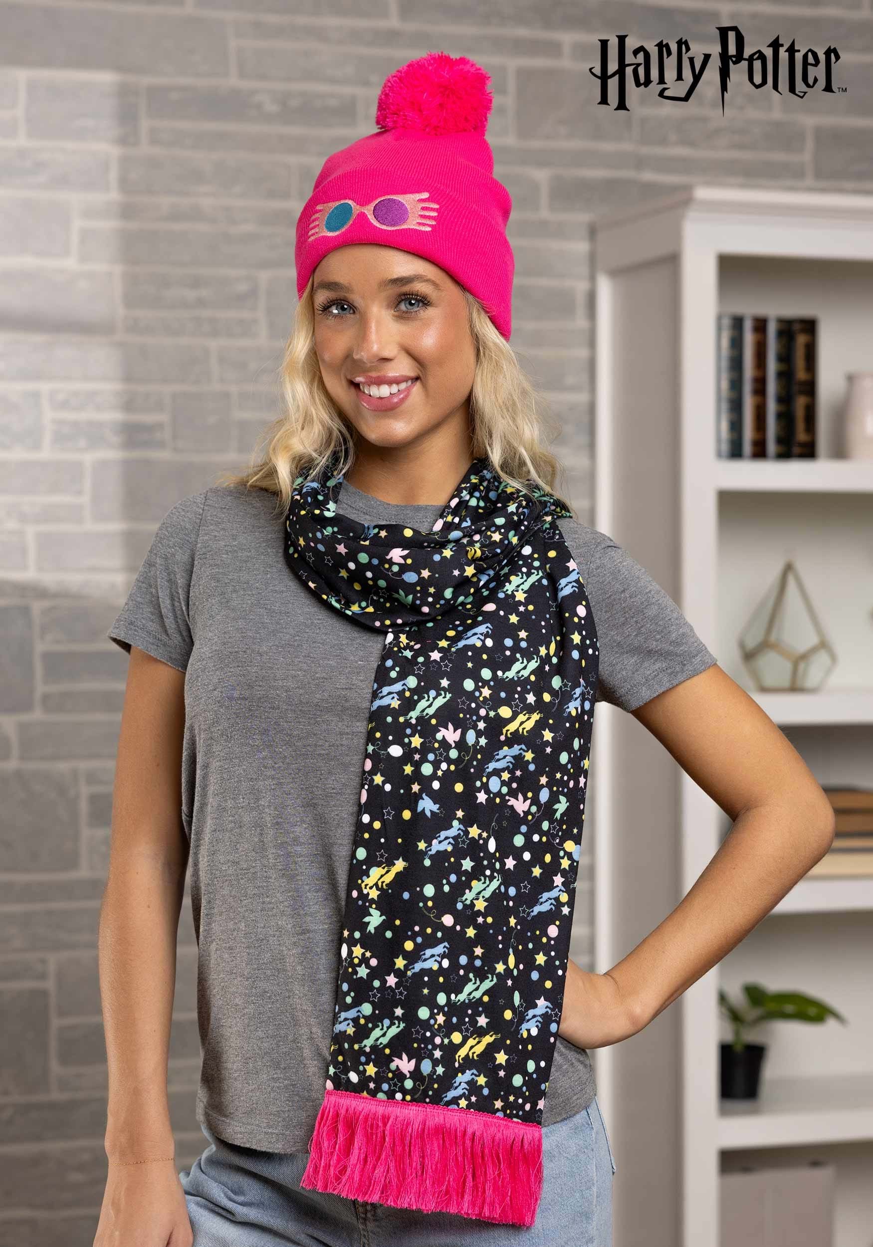 Luna Lovegood Winter Knit Hat & Scarf Set