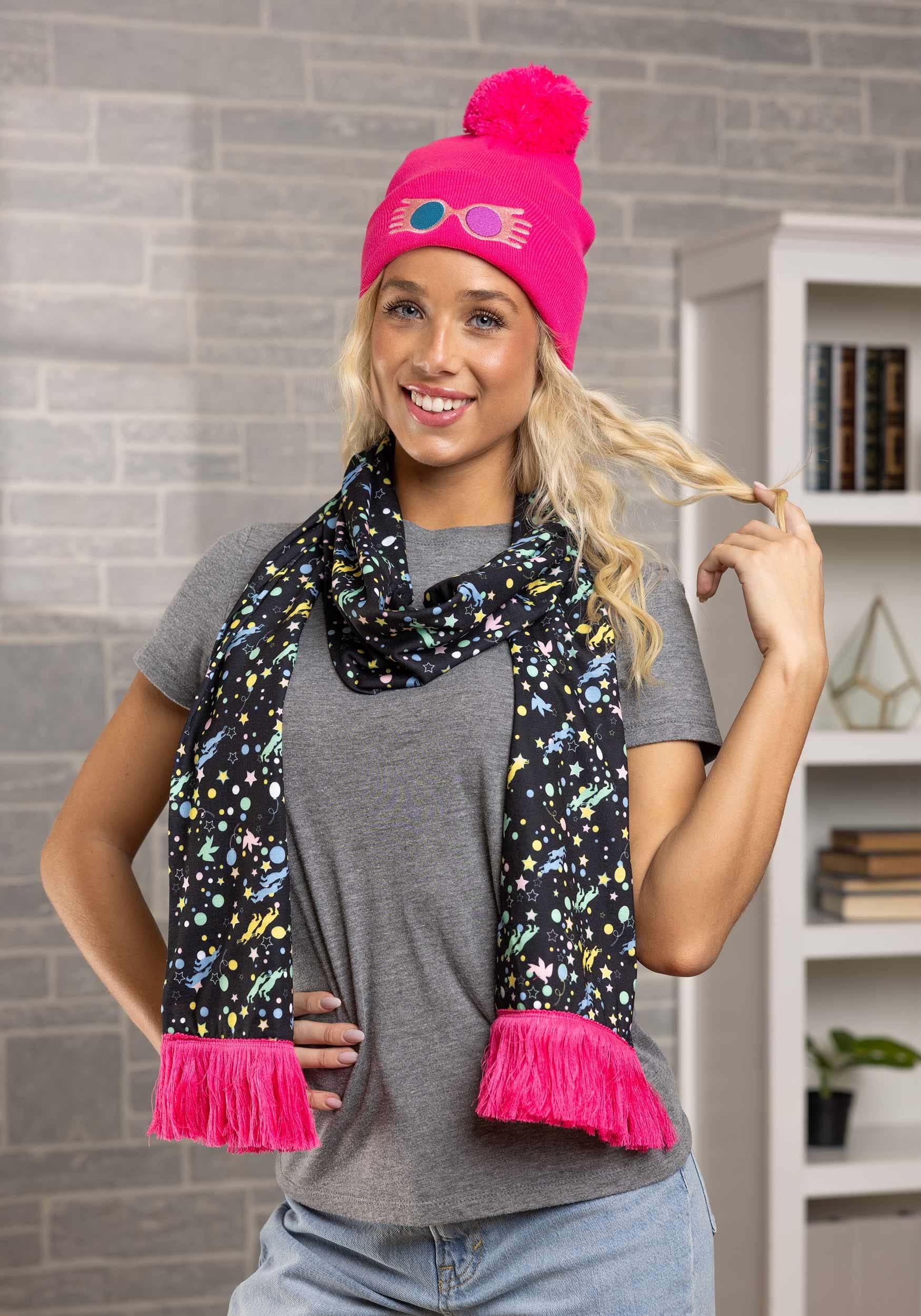 Luna Lovegood Winter Knit Hat & Scarf Set