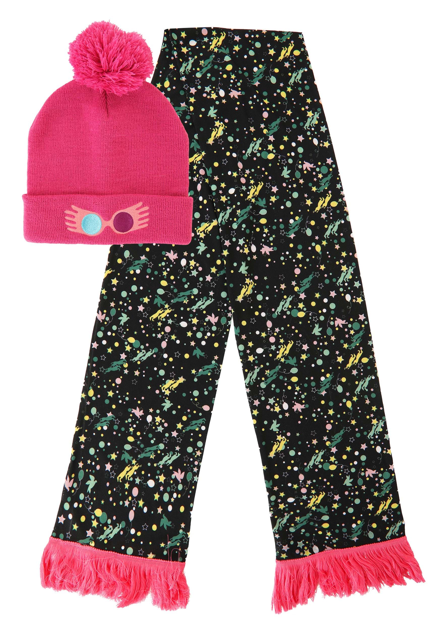 Luna Lovegood Winter Knit Hat & Scarf Set