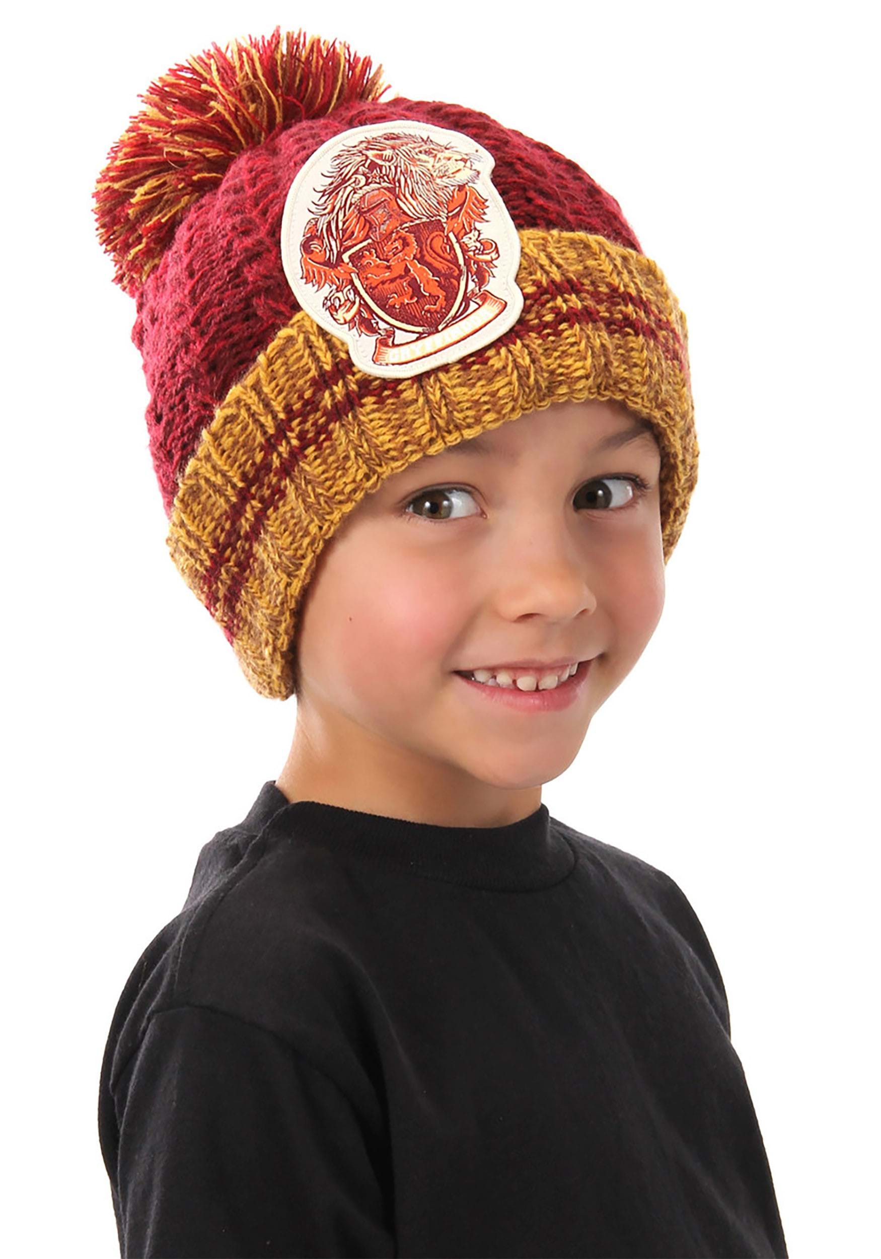 Harry Potter Gryffindor Heathered Pom Beanie