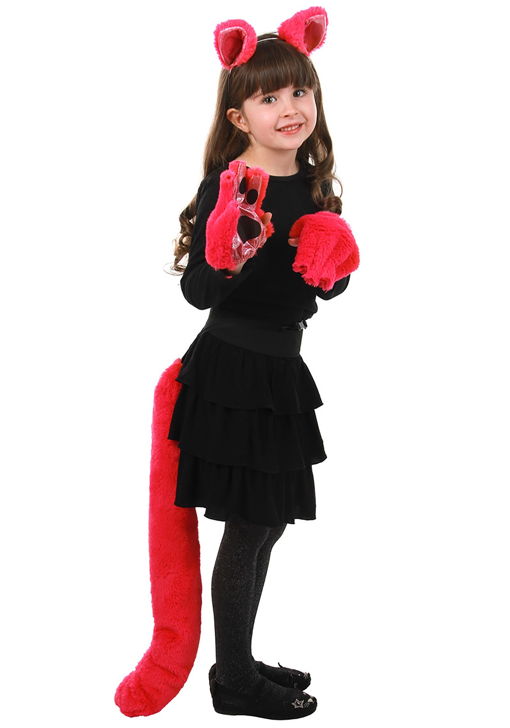 Deluxe Anime Magenta Cat Tail 3 Deluxe Anime Magenta Cat Tail
