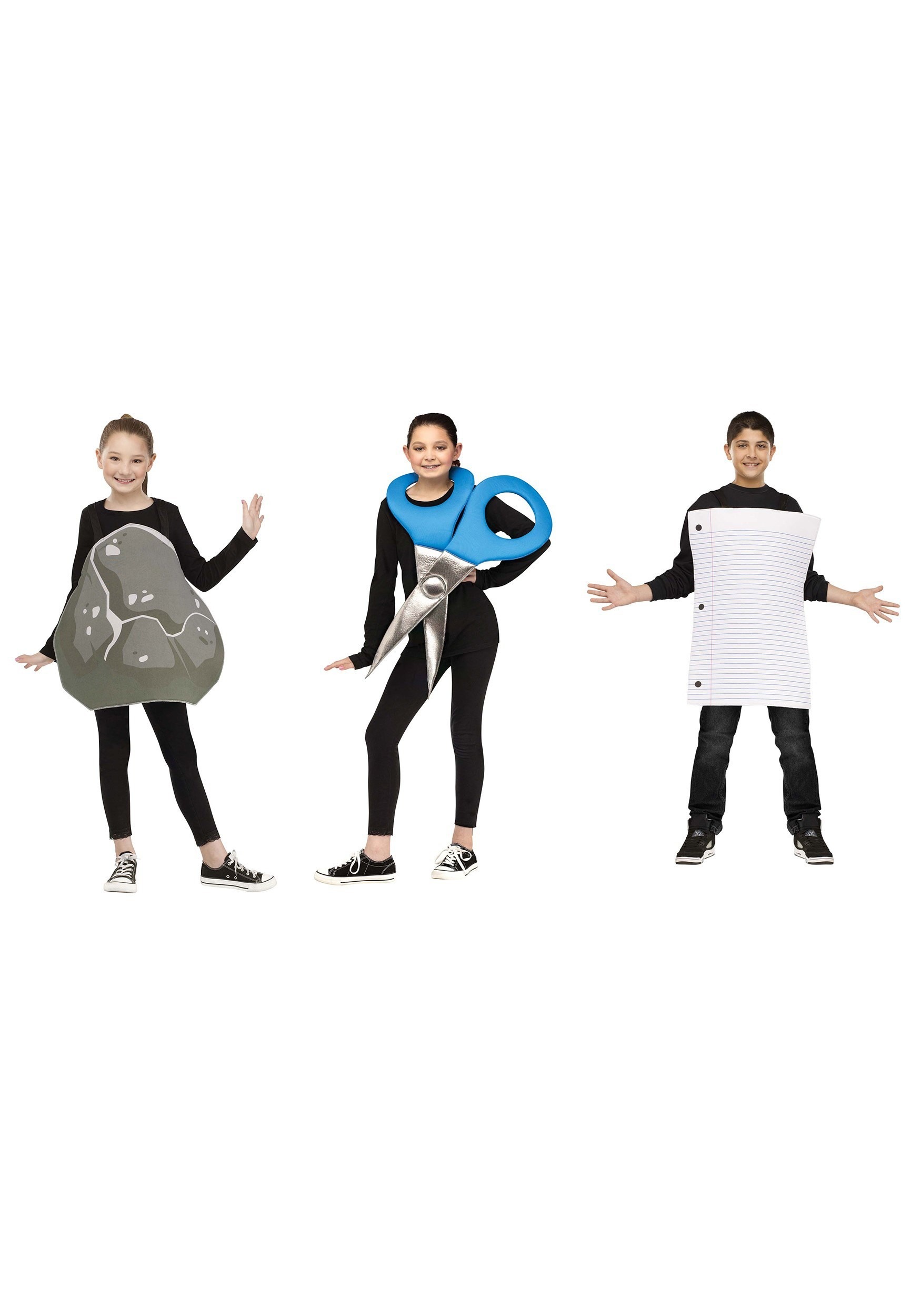 Rock, Paper, Scissors Costumes for Children