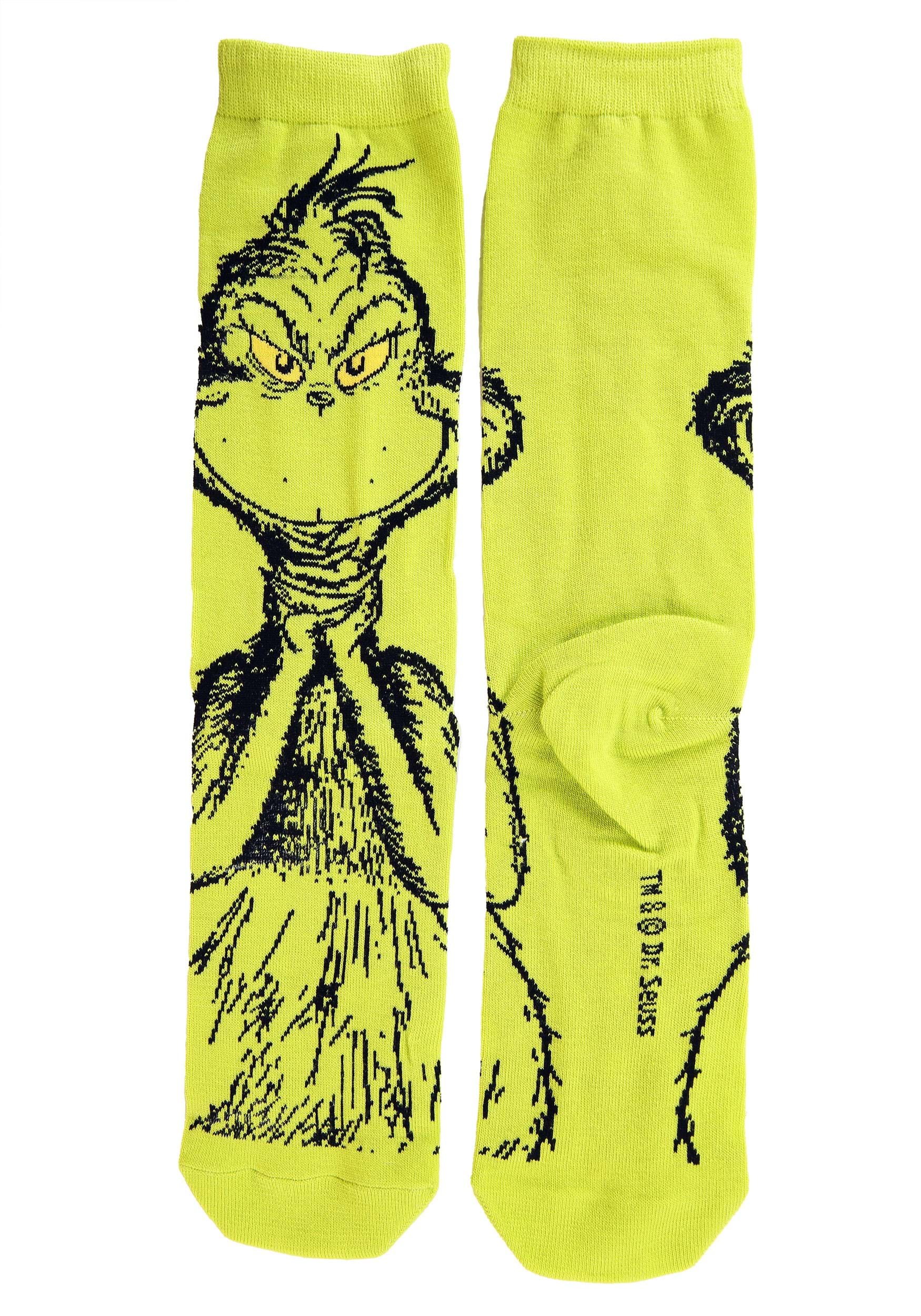 Dr. Seuss Characters 3 Pairs Crew Sock Set for Adults 5 Dr. Seuss Characters 3 Pairs Crew Sock Set for Adults