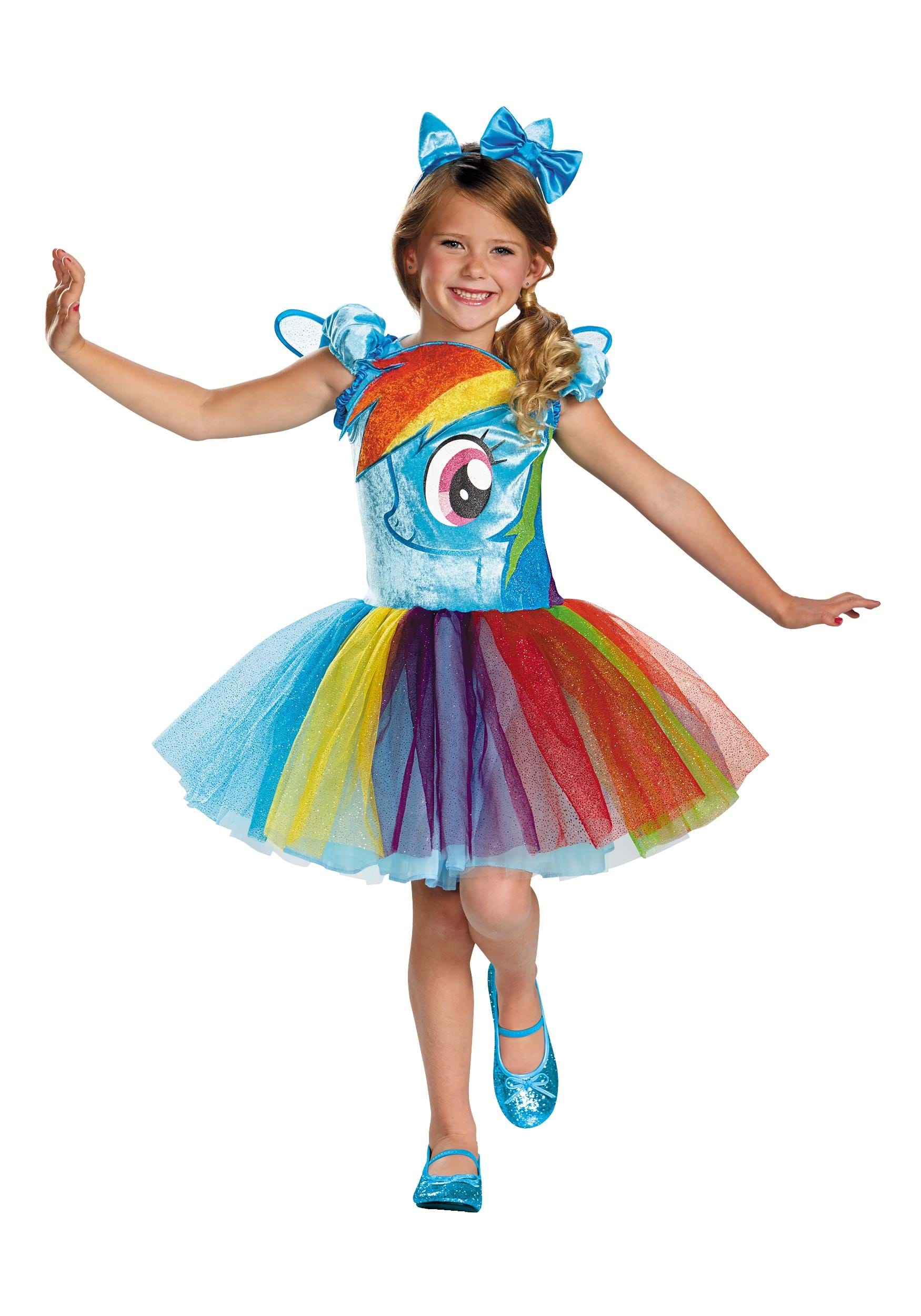 Rainbow Dash Tutu Prestige Dress for Toddler Girls