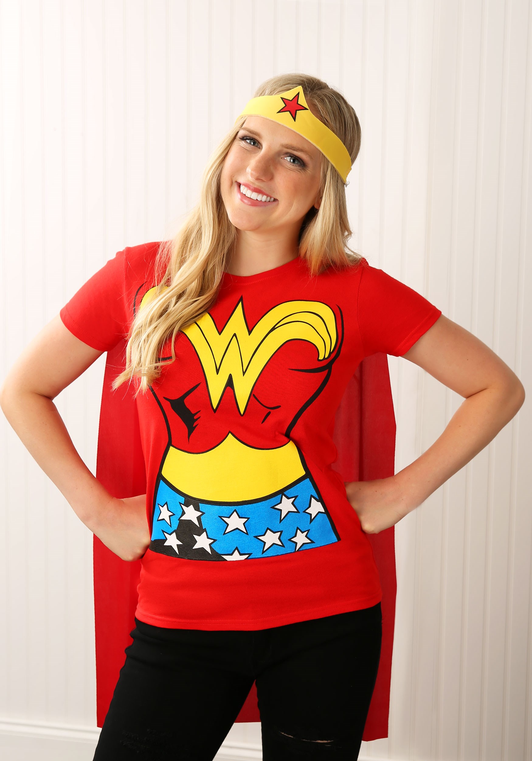 Adult Wonder Woman T-Shirt Costume